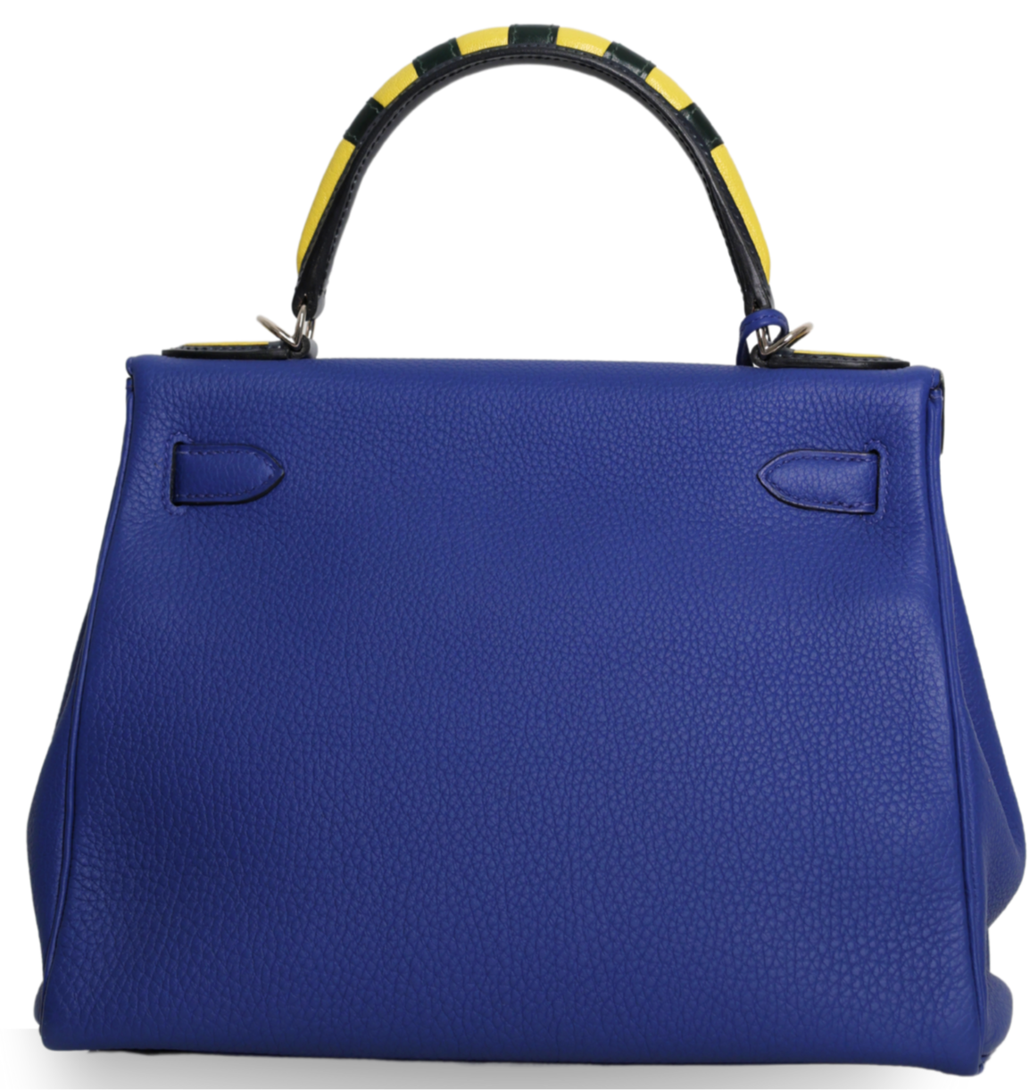 Hermes - Kelly Au Trot 28 Bleu Electrique Togo Palladium Hardware (Pre-Owned)