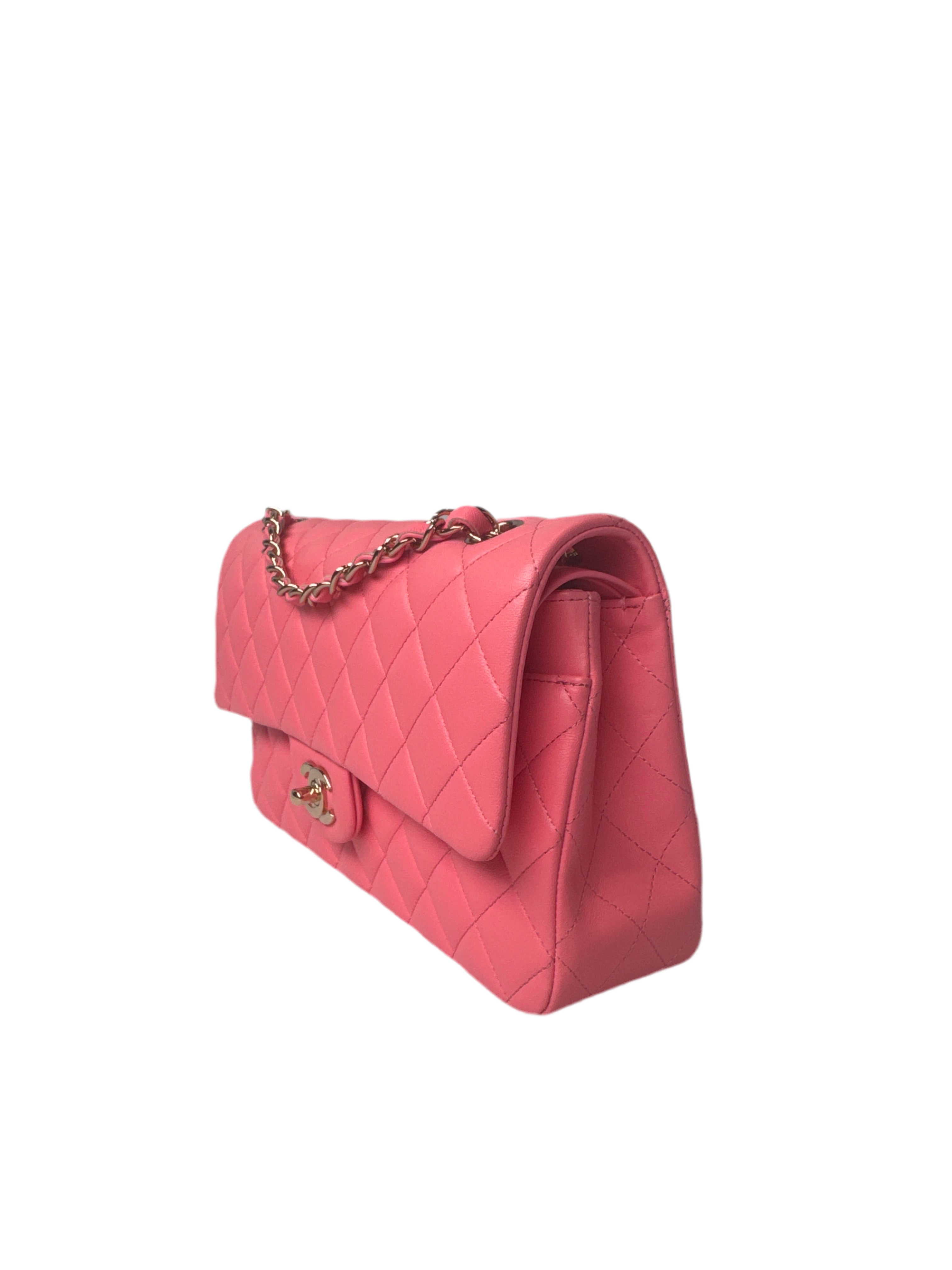 Chanel - Double Flap Medium Hot Pink (Pre-Owned)