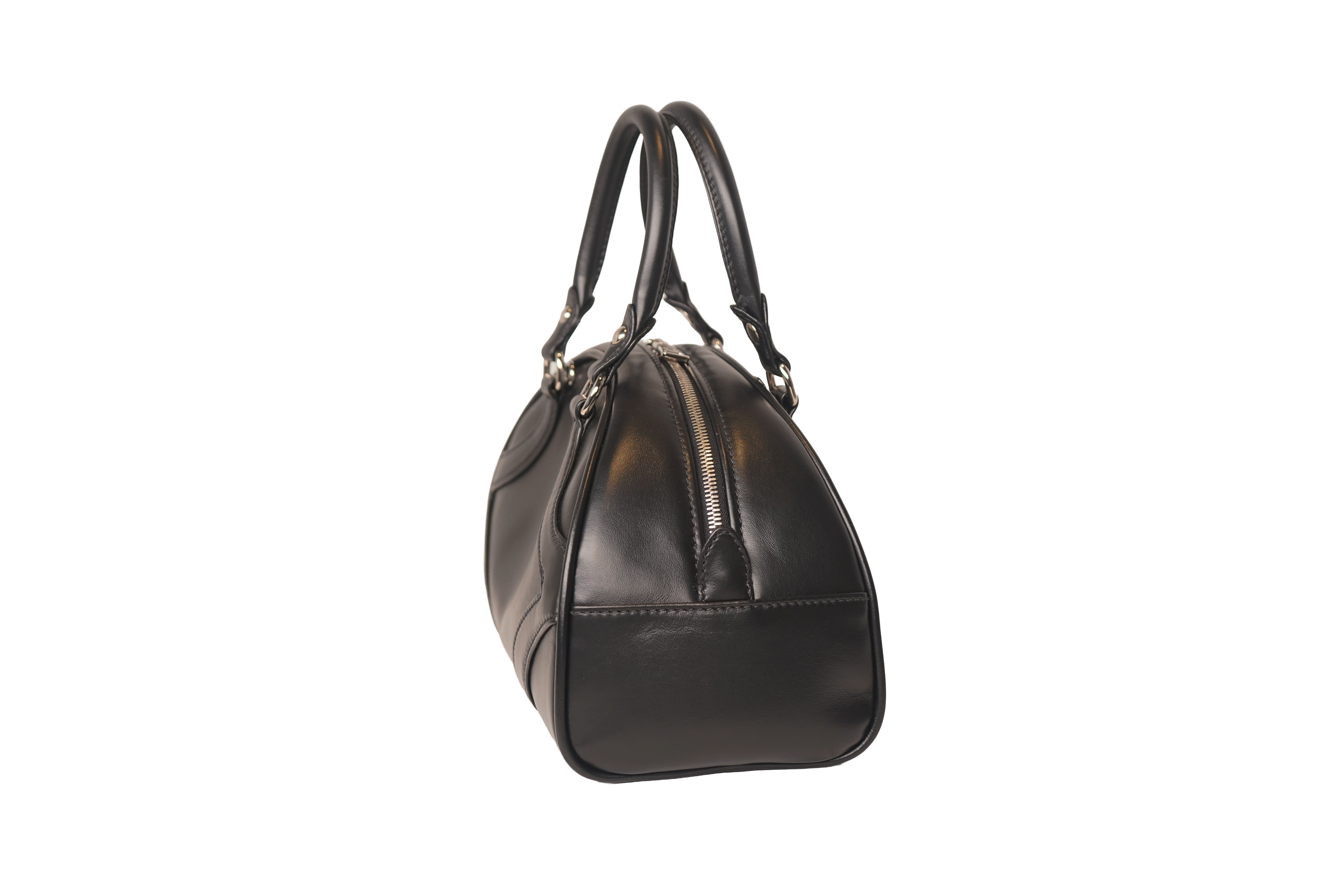 Prada Leather Bowling Bag