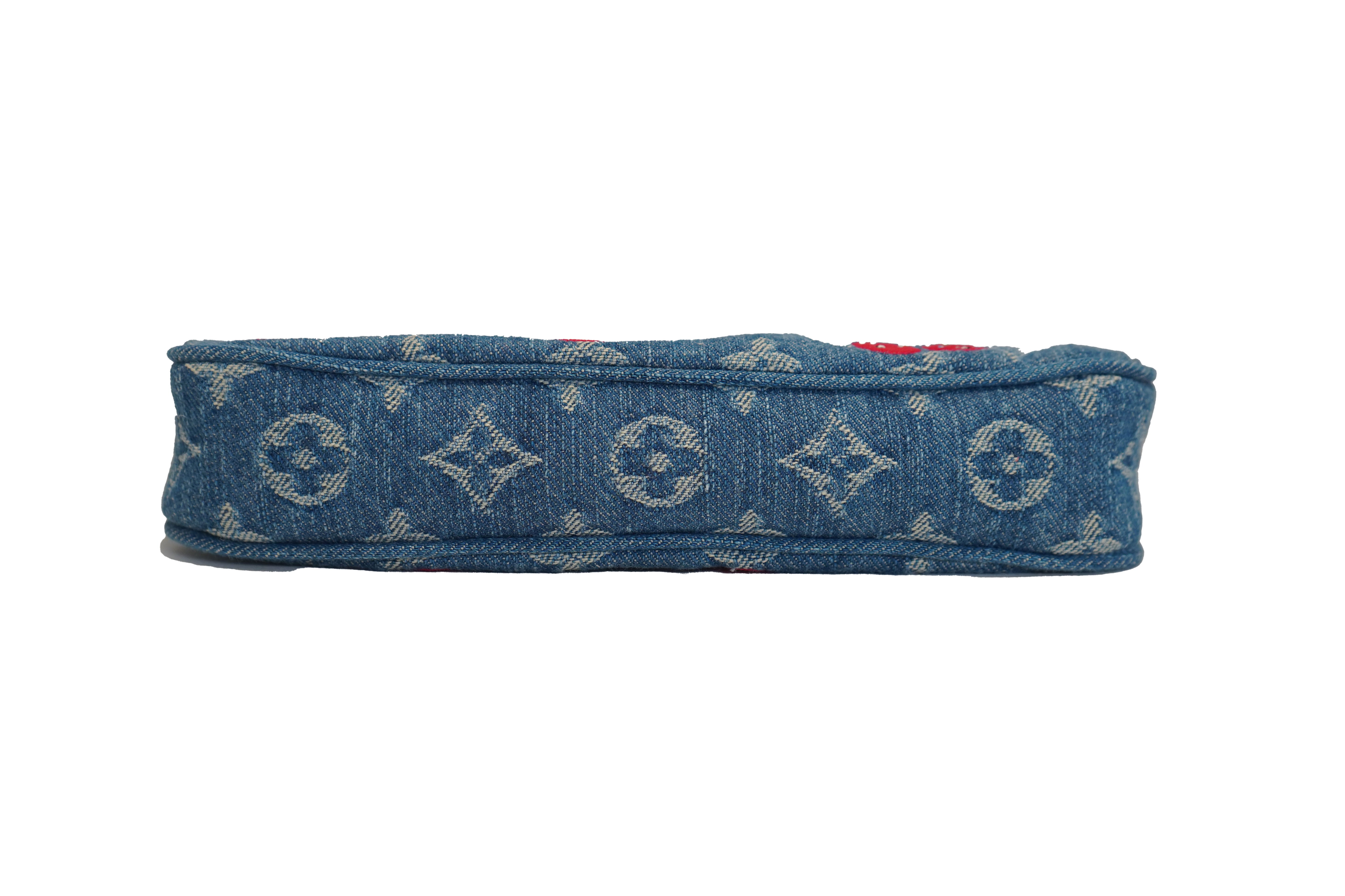 Louis Vuitton Murakami Denim Pochette