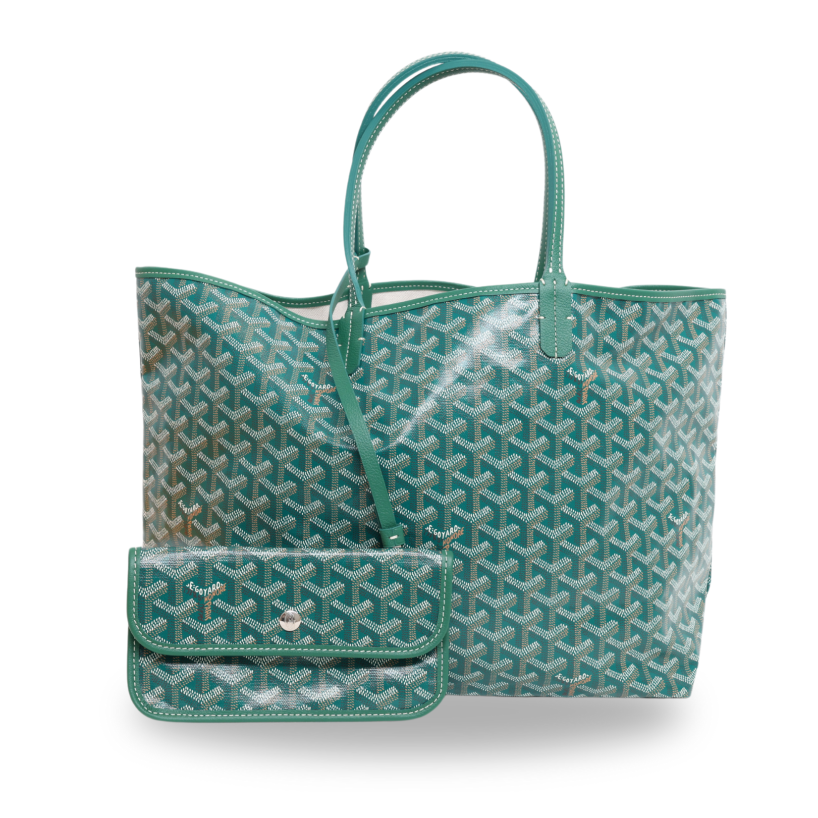 Goyard - Goyardine Saint Louis Tote PM Green