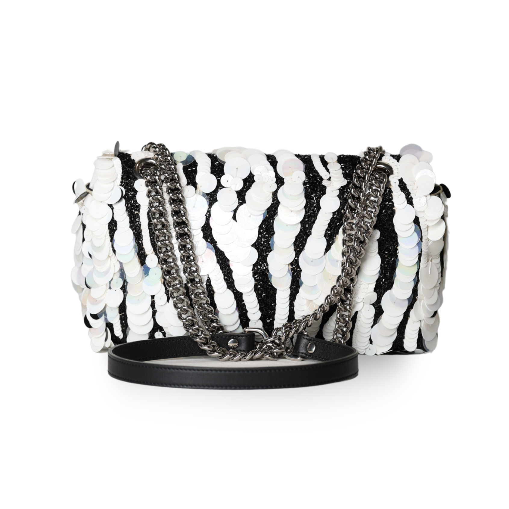Gucci - GG Marmont Sequin Zebra Shoulder Bag (Pre-Owned)
