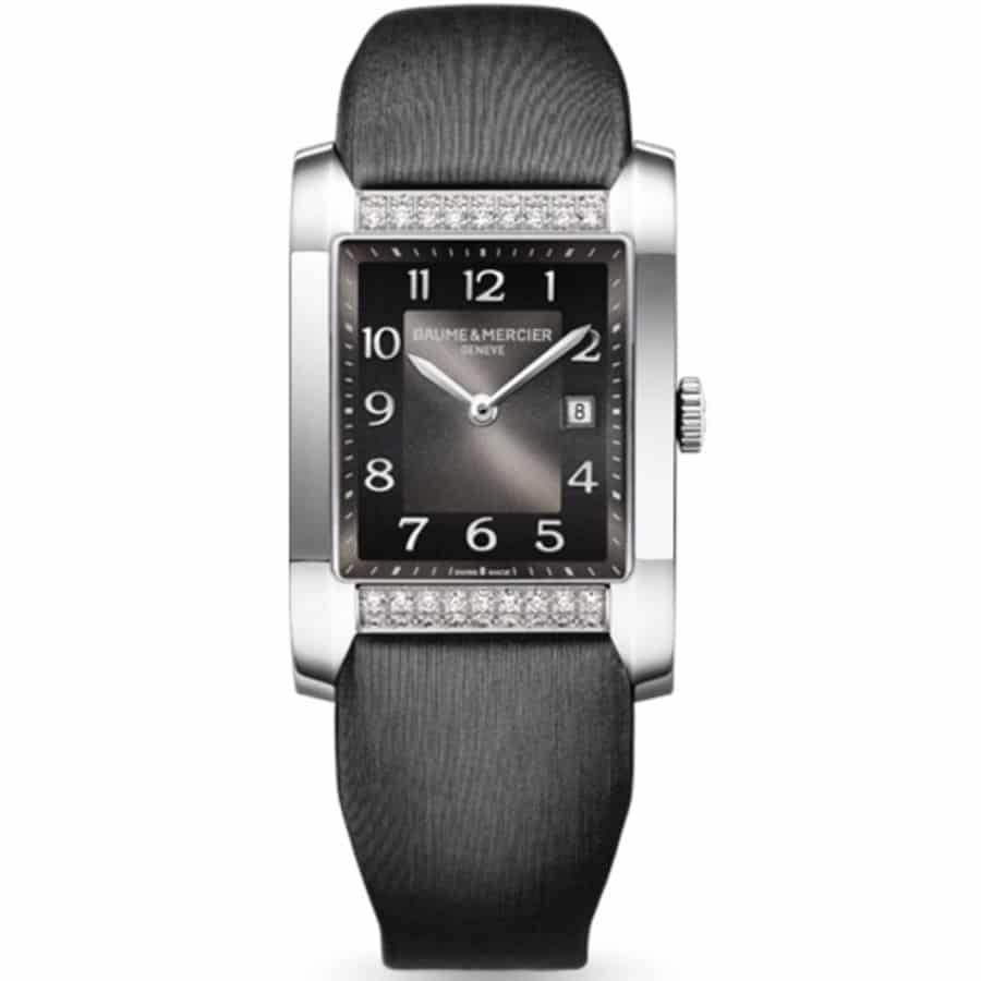 Baume &amp; Mercier Hampton 10024 Stainless Steel Watch Black Arabic Dial 2024