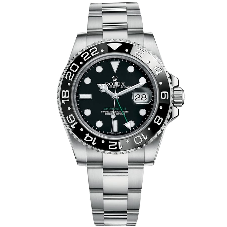 Rolex GMT-Master II 116710LN Oyster Stainless Steel with Black Dial Watch