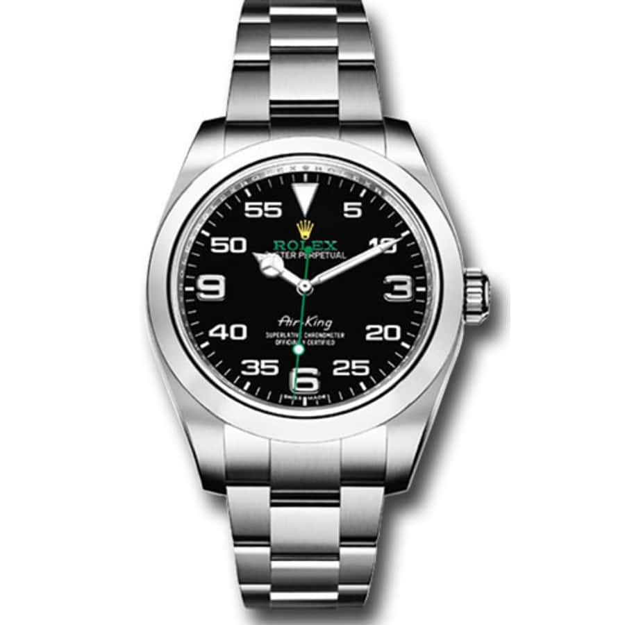 Rolex Air-King 116900 Stainless Steel with Black Dial Watch