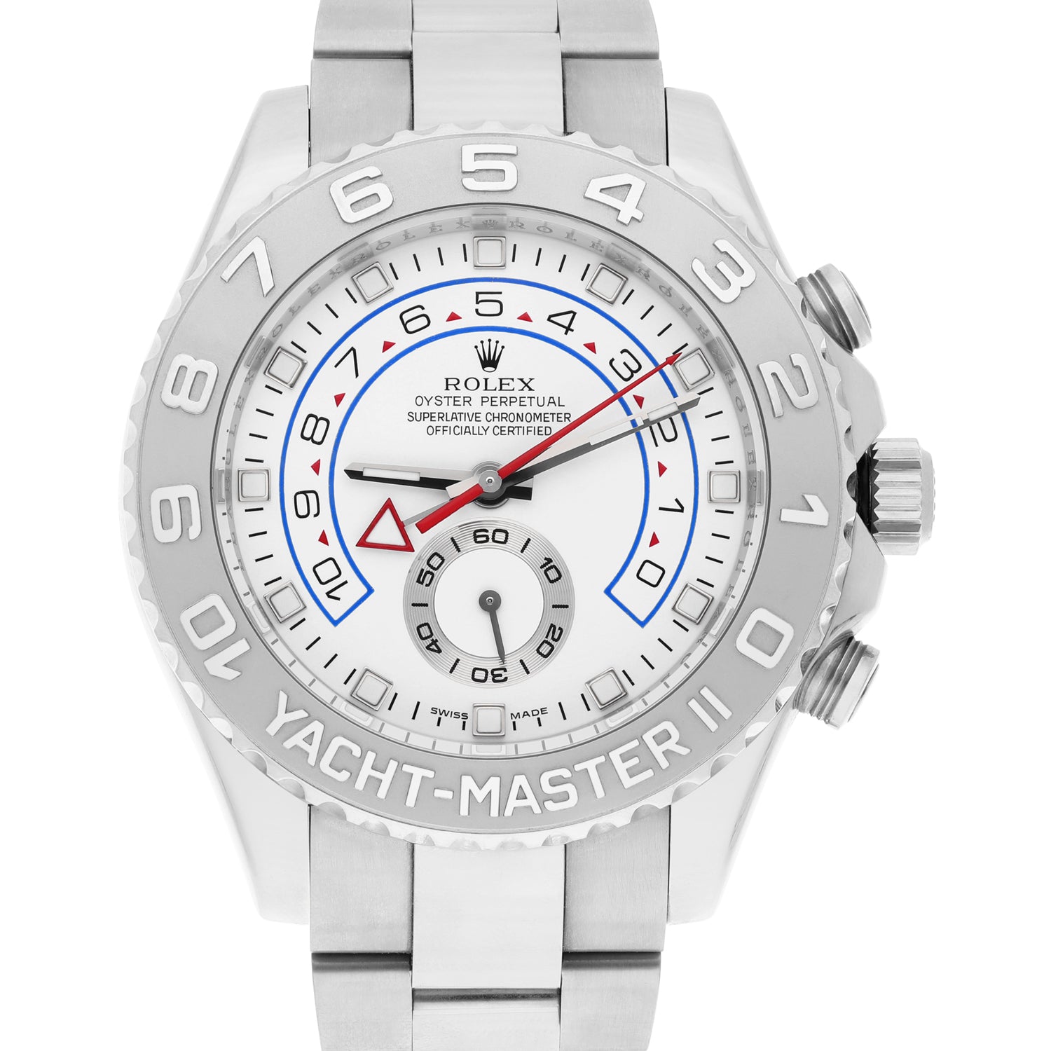 Rolex Yacht-Master II 18KT W/G Automatic Mens Watch 116689 Complete