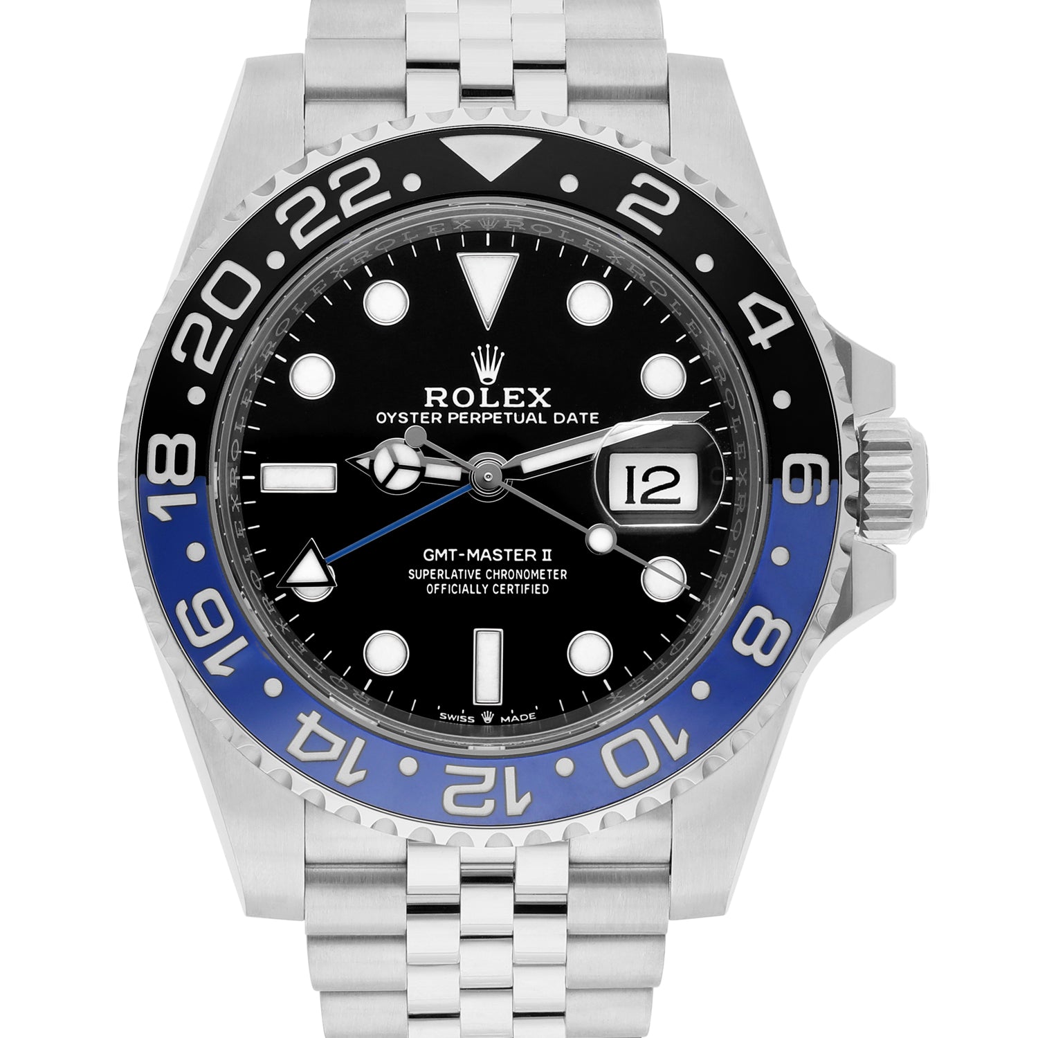 Rolex GMT Master II 126710BLNR 40mm Stainless Steel Batgirl Box Papers 2023
