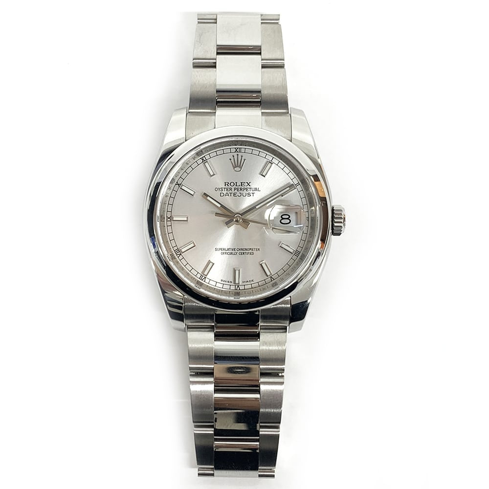 Rolex Datejust 116200 36mm Stainless Steel with Silver Dial Watch