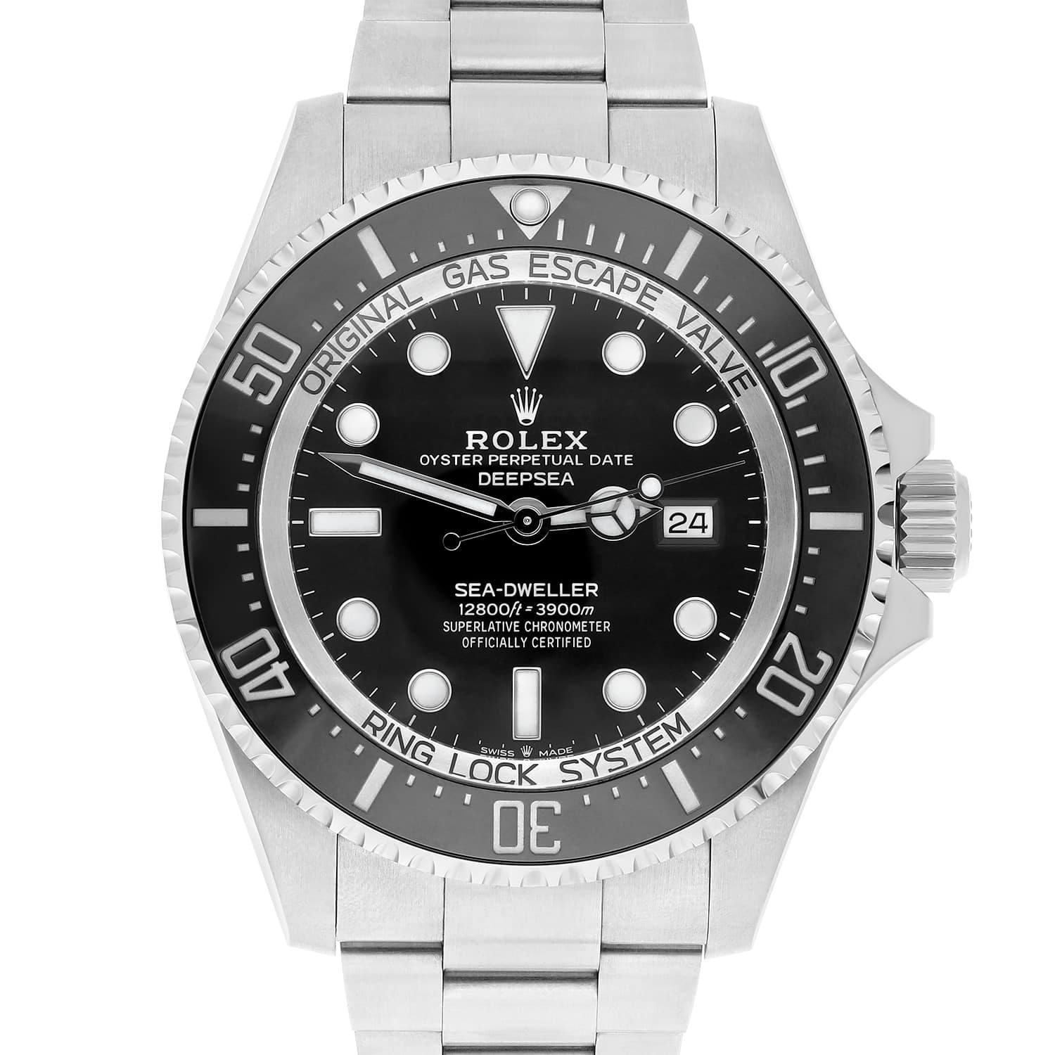 Rolex Sea-Dweller Deepsea Steel/Ceramic Black Mens 44mm Watch 126660