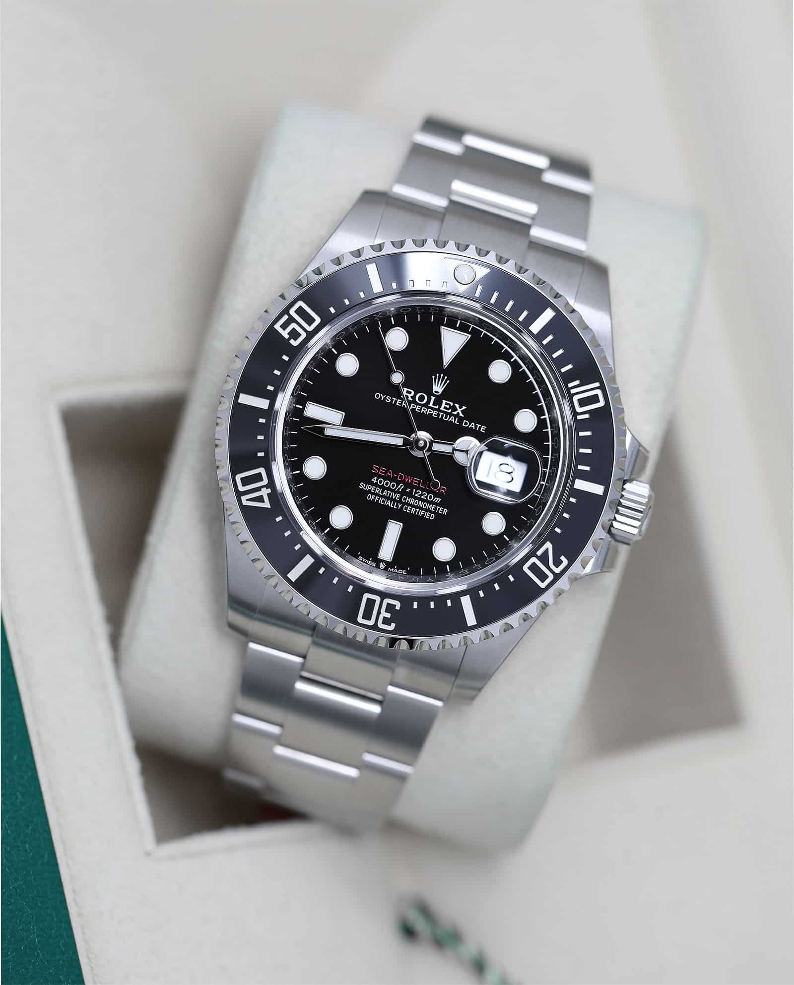 Rolex Sea-Dweller 43mm 126600 Stainless Steel Watch Black Dial UNWORN
