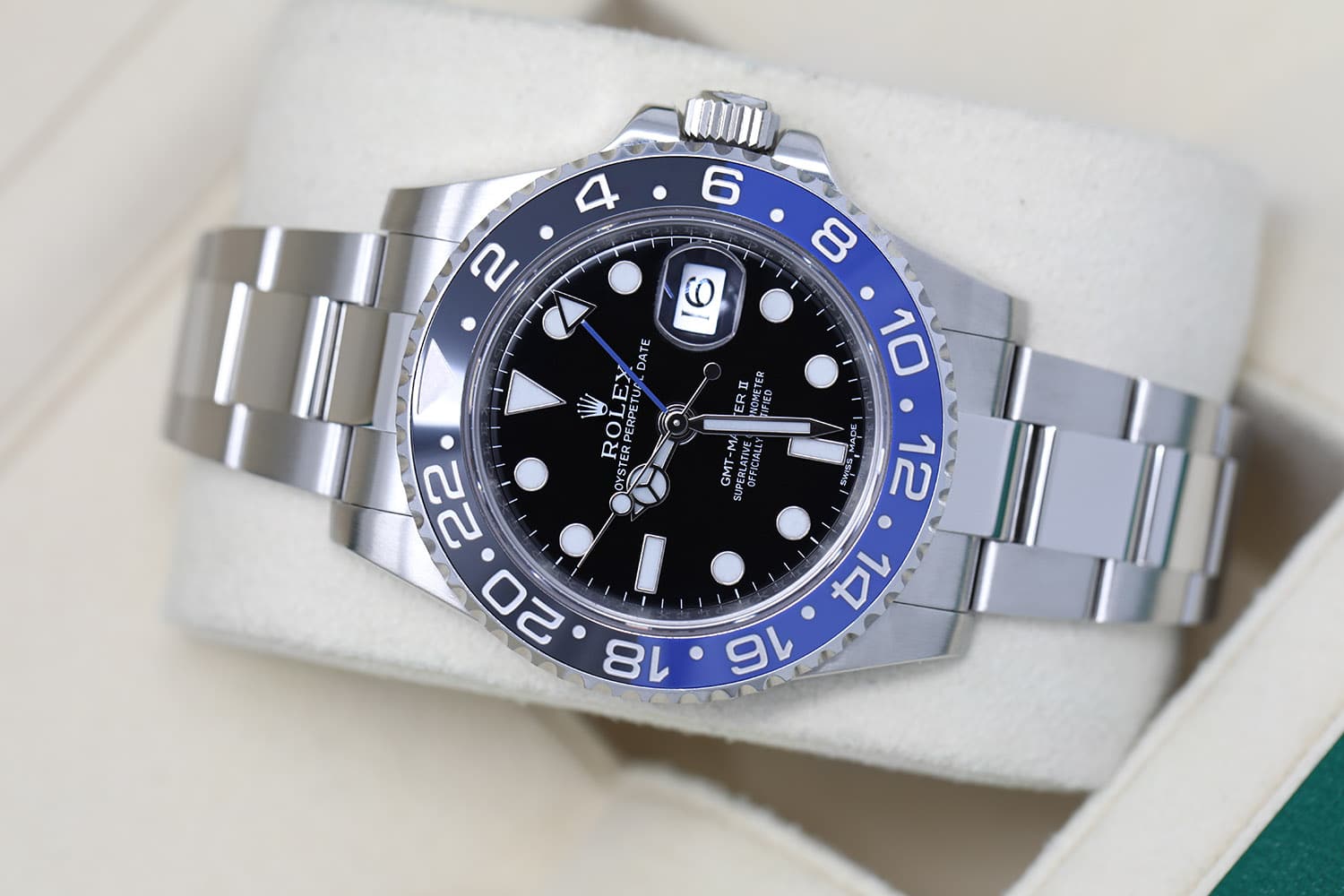 Rolex GMT-Master II 116710BLNR Stainless Steel Watch Batman Mint