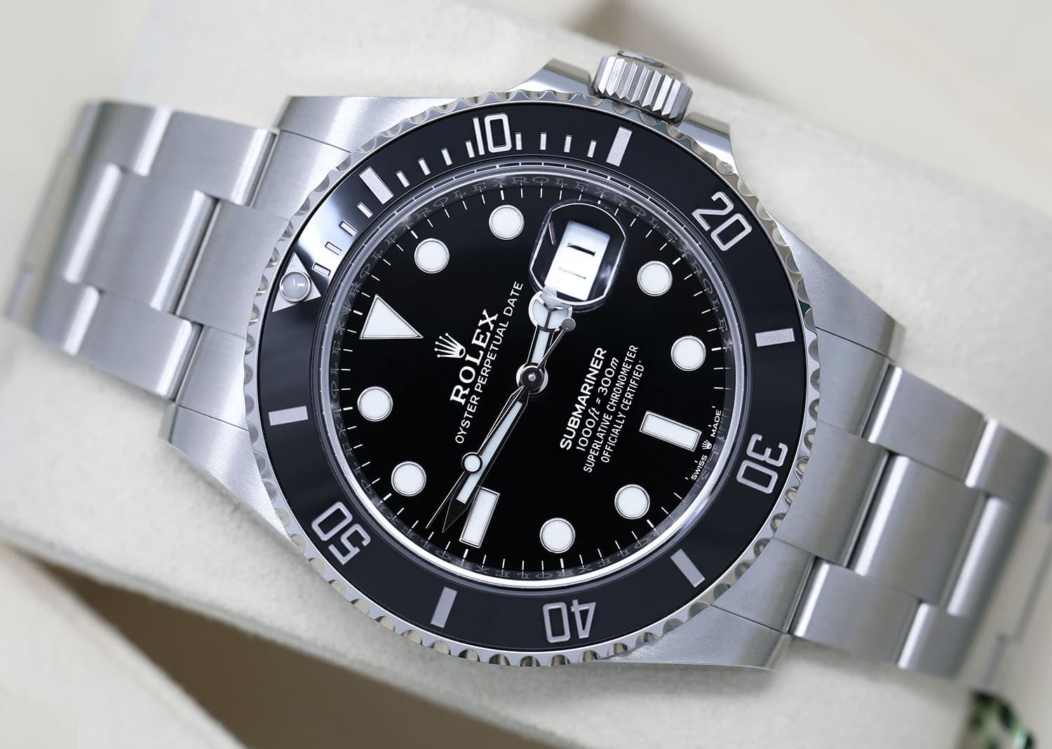 Rolex Submariner Date 126610LN Stainless Steel with Black Dial Watch - OVERNIGHT 
