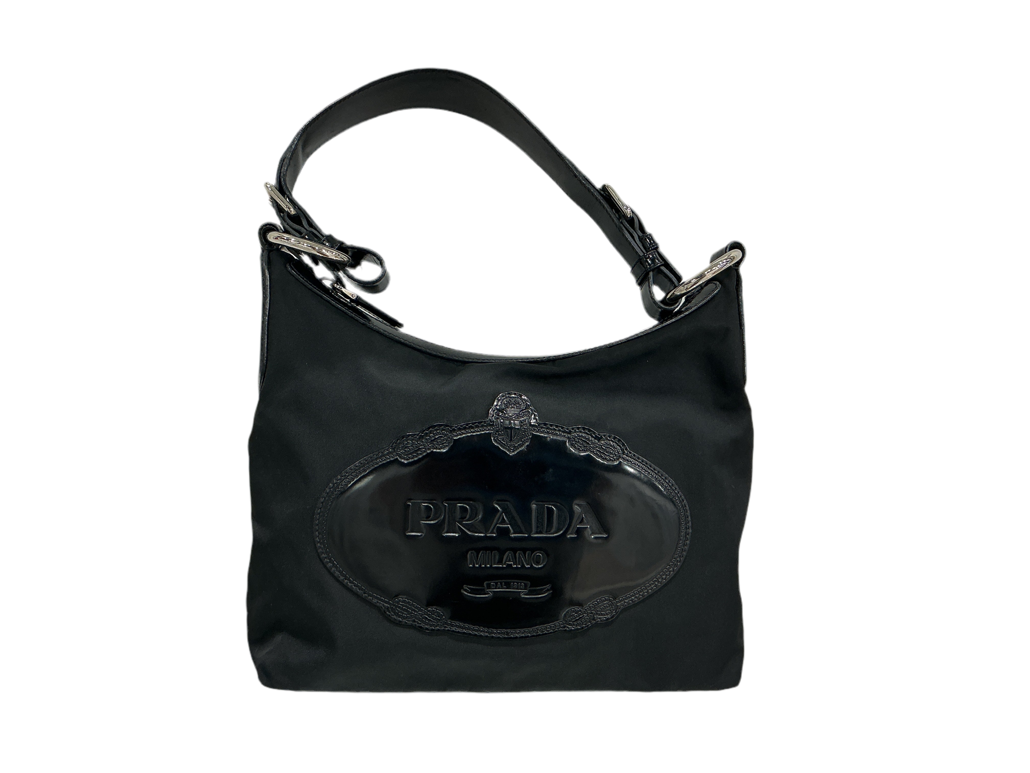 Prada Nylon Hobo Shoulder Bag