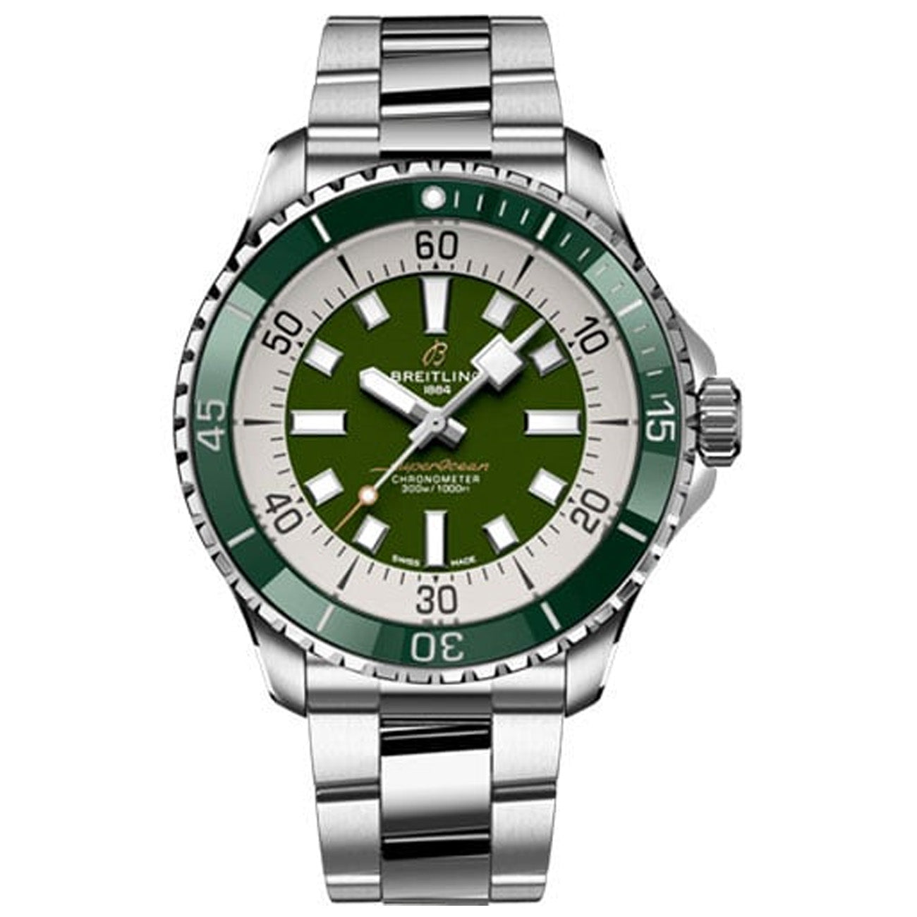 Breitling Superocean Automatic Green Dial A17376A31L1A1