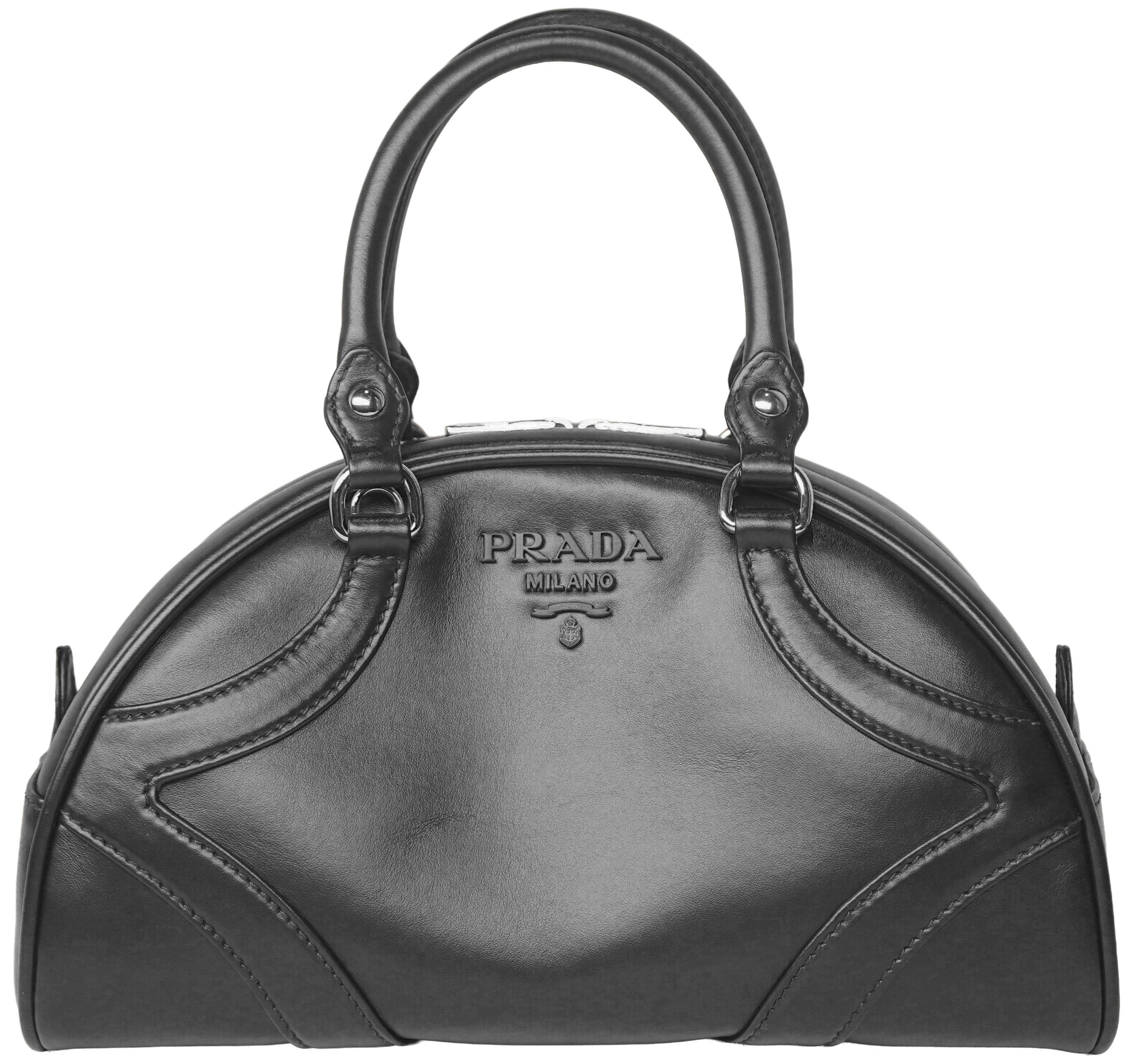 Prada Leather Bowling Bag