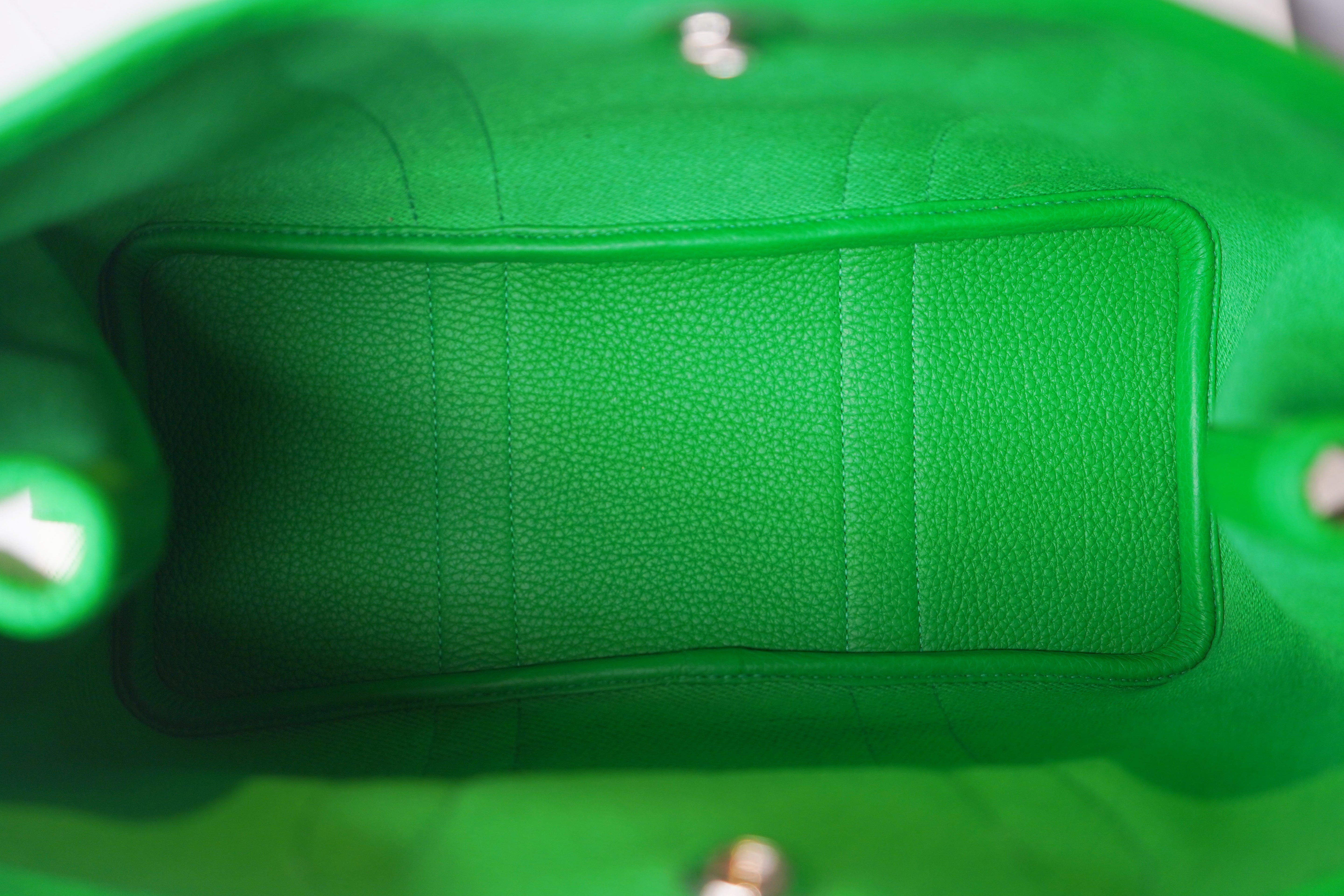 Hermes Garden Party 30 Toile & Negonda Green