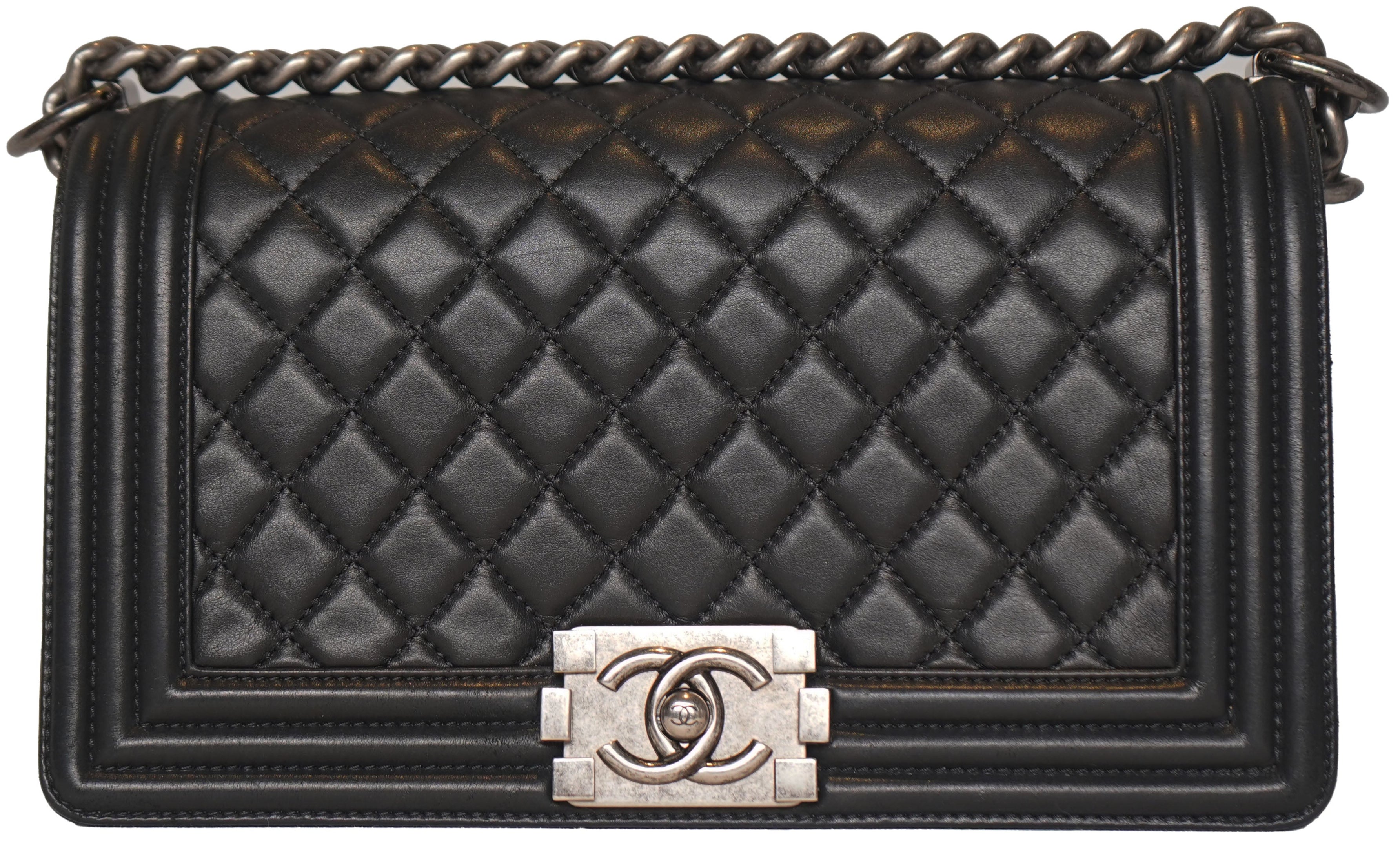 Chanel Medium Black Boy Bag