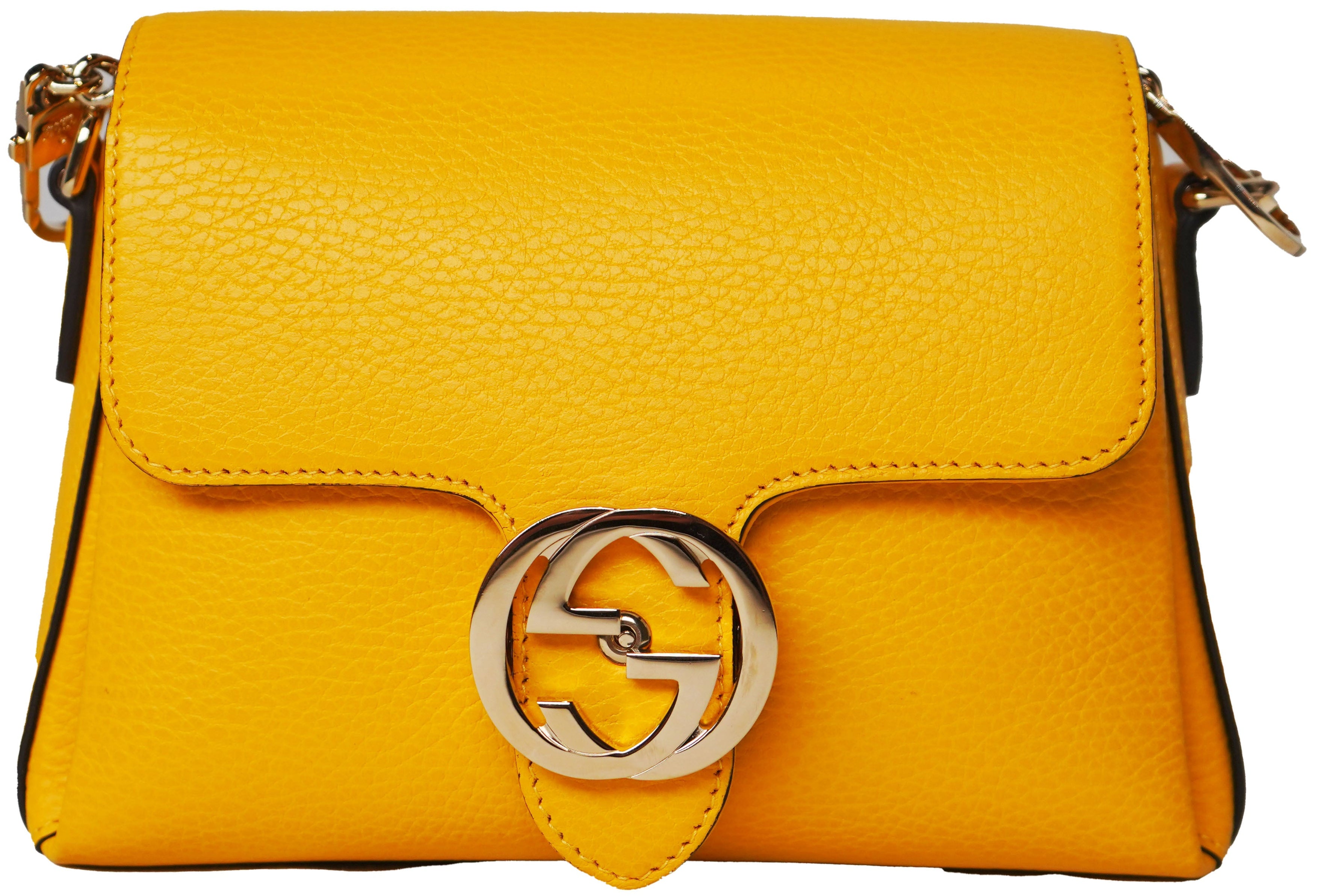 Gucci Yellow Dollar Calfskin