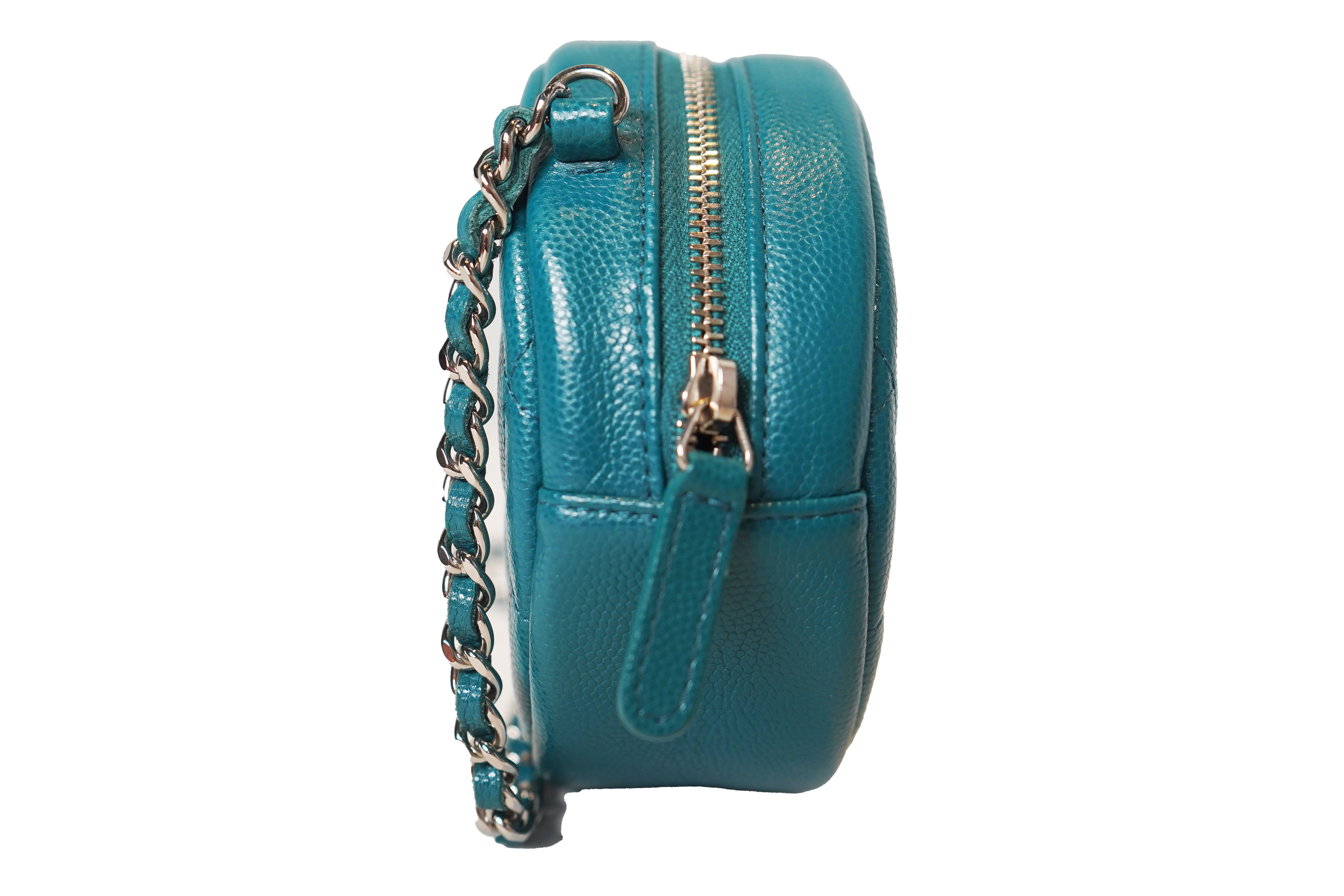 Chanel Quilted Round Clutch