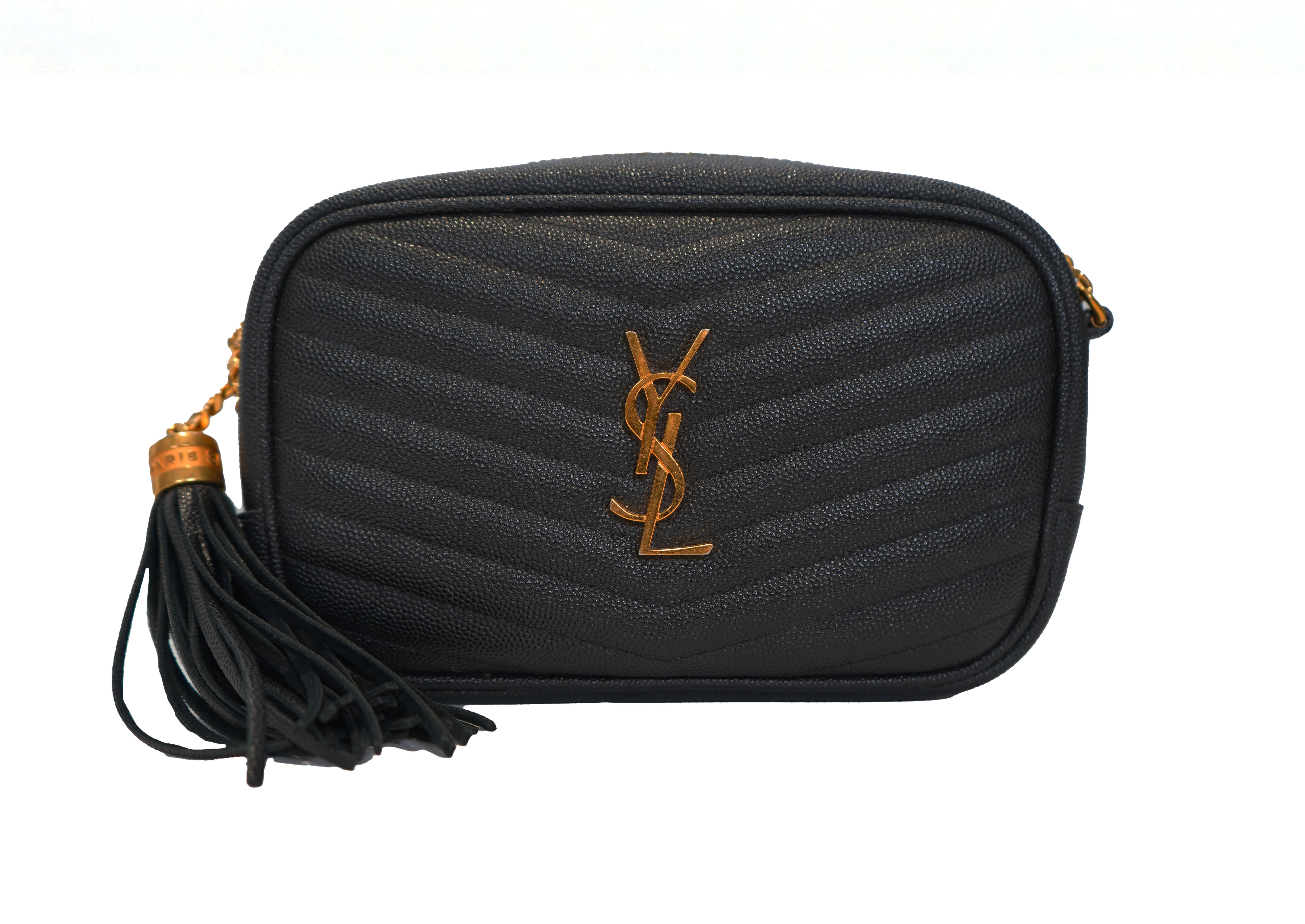 Saint Laurent Mini Lou Camera Bag Black