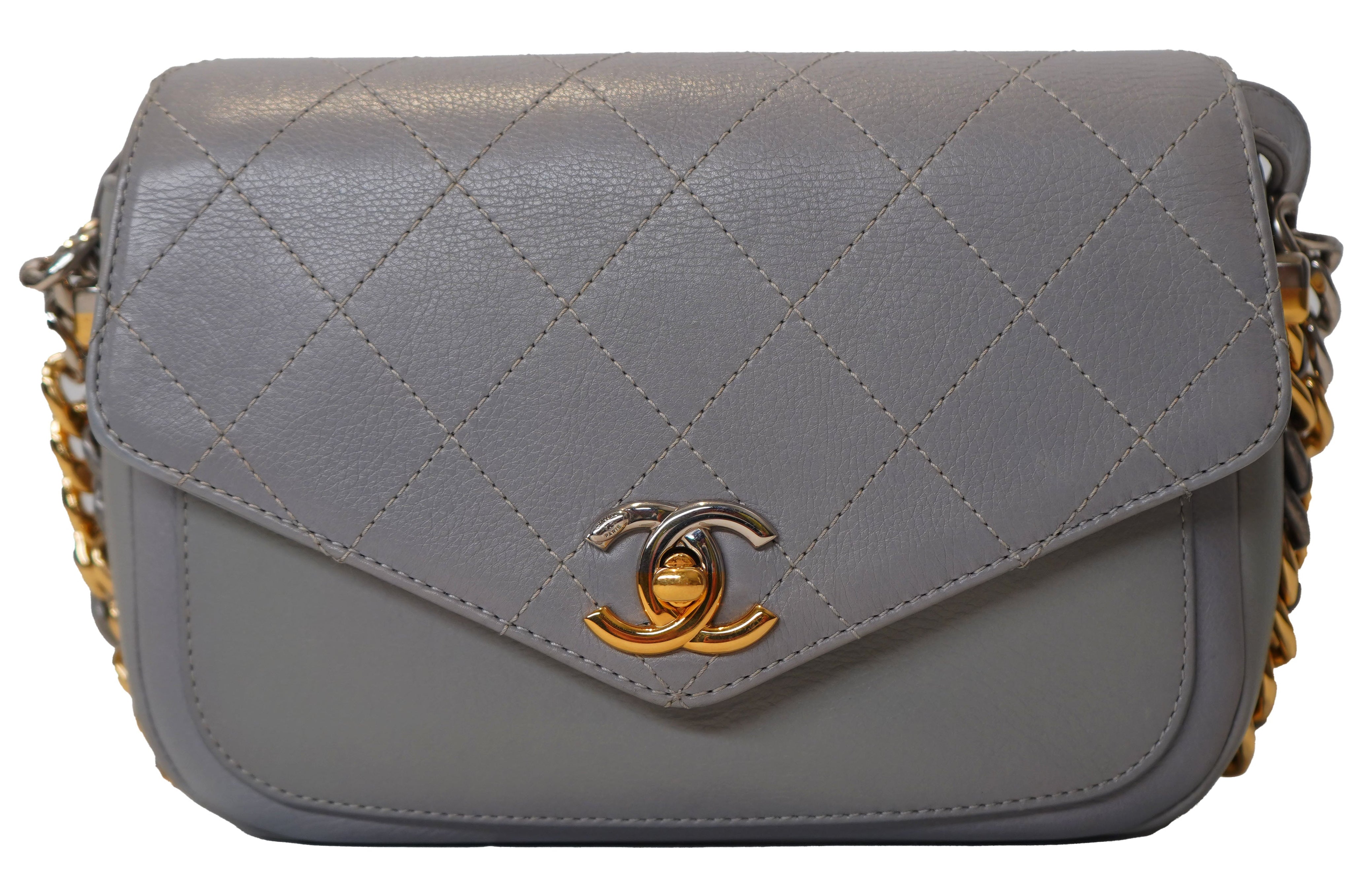 Chanel Small Two Tone Envelope Flap Bag