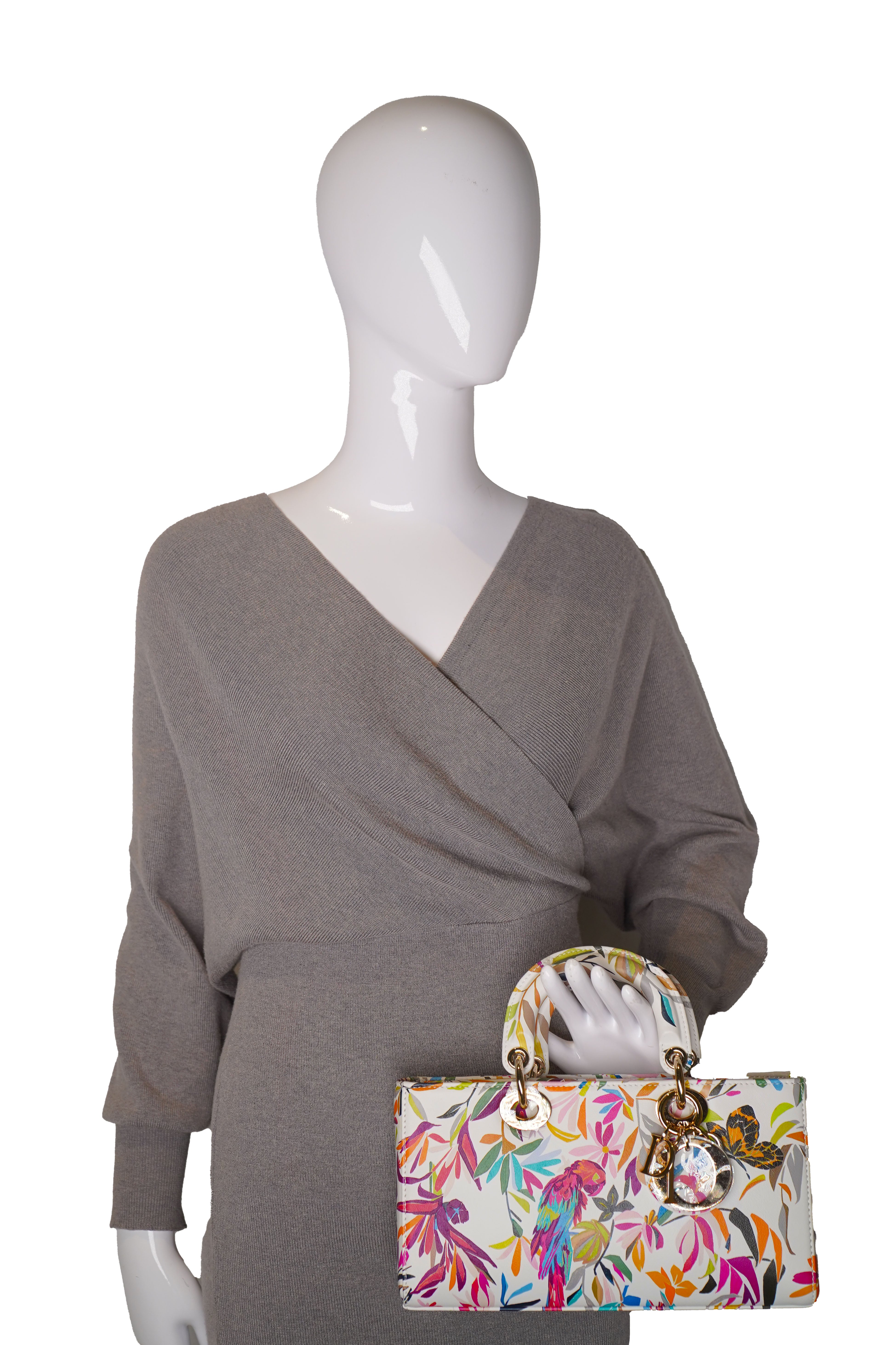 Dior - Lady Dior D-Joy Bag Printed Leather Medium