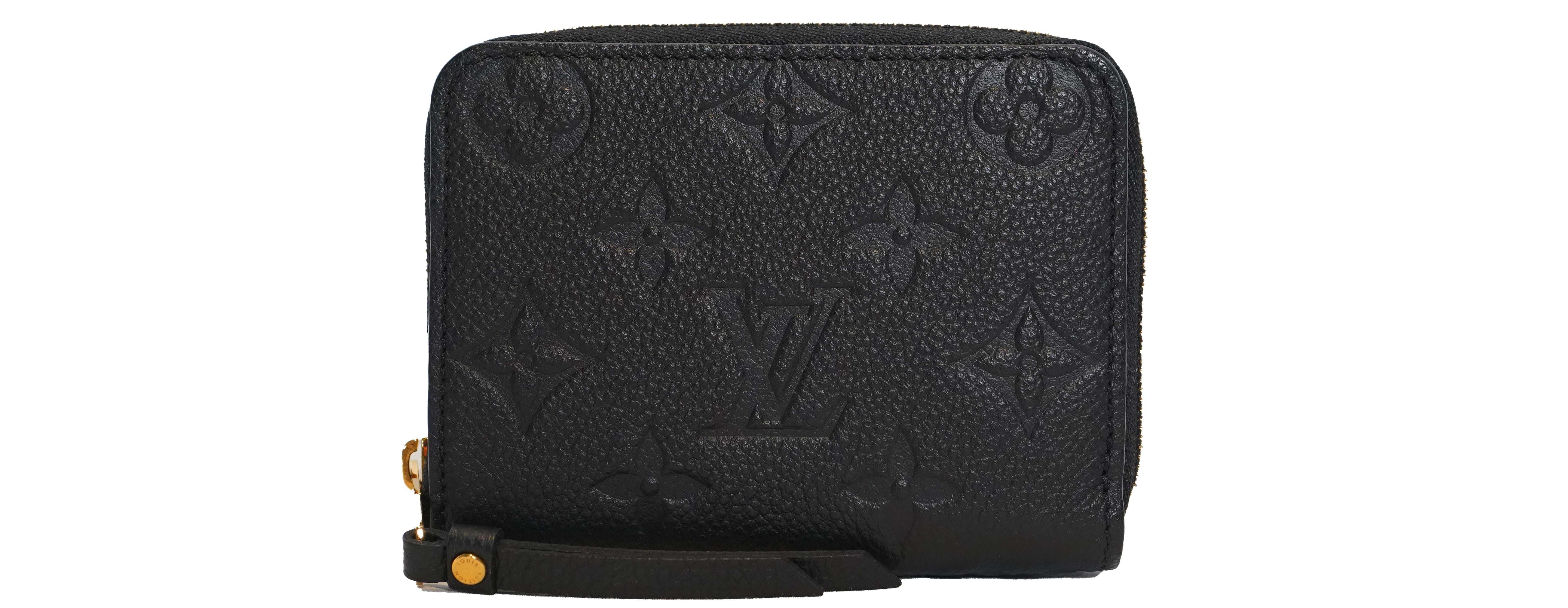 Louis Vuitton Zippy Coin Pouch Empreinte Noir