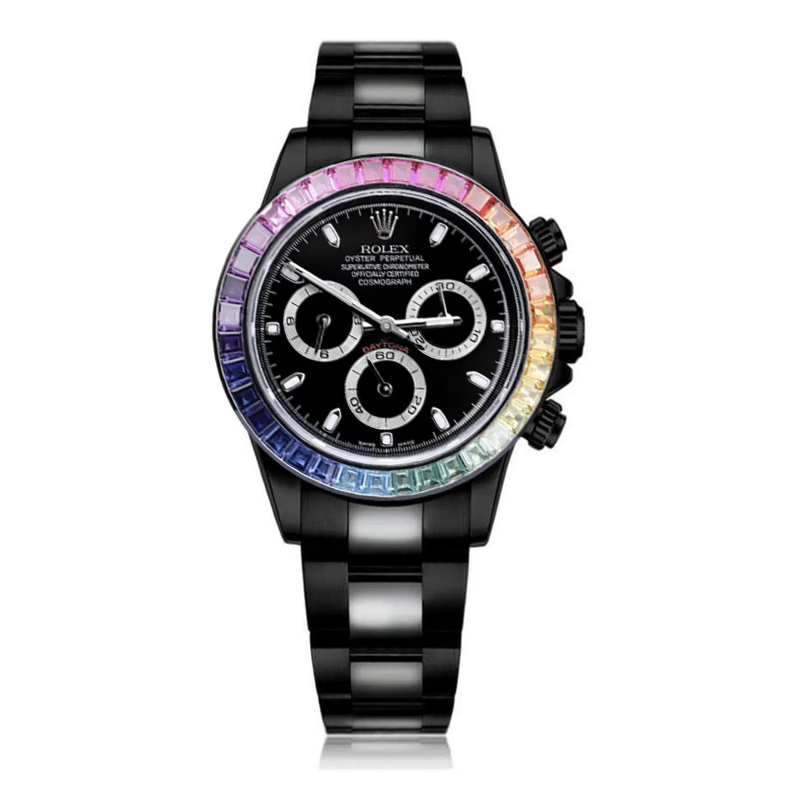 Rolex Cosmograph PVD:DLC Rainbow Bezel 116523