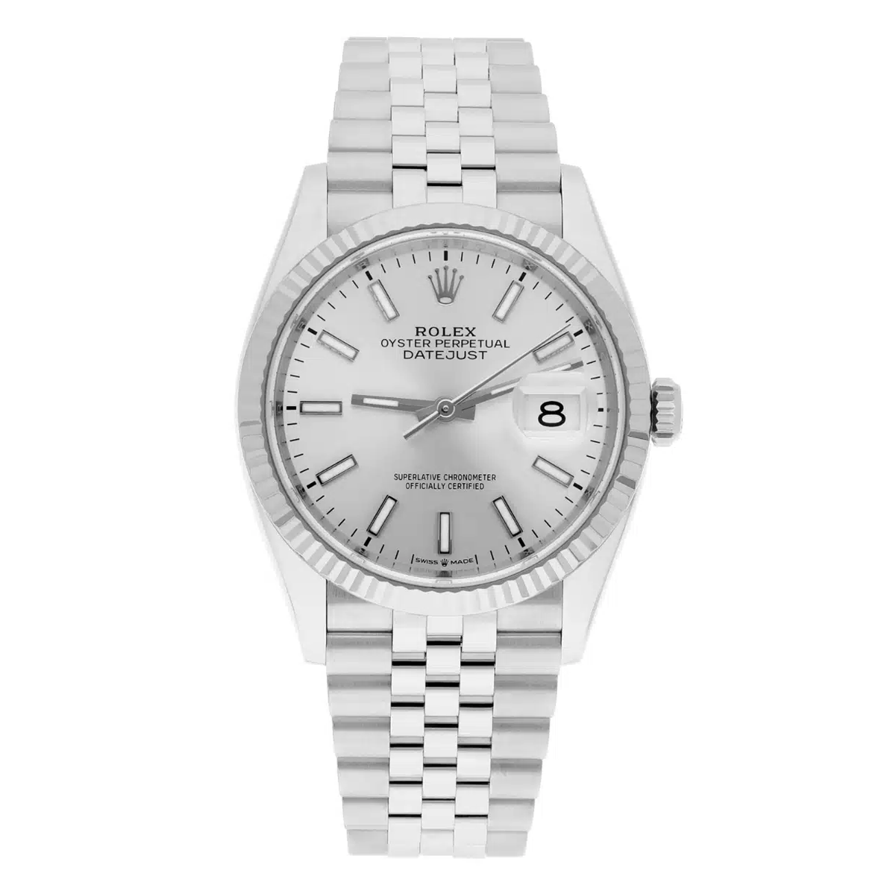 Rolex Datejust 126234 Silver Index Dial