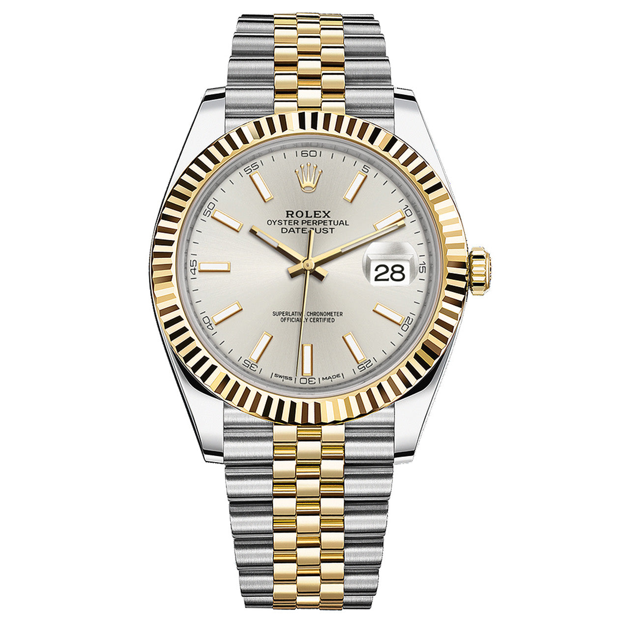 Rolex Datejust 41mm Silver Dial Jubilee 126333