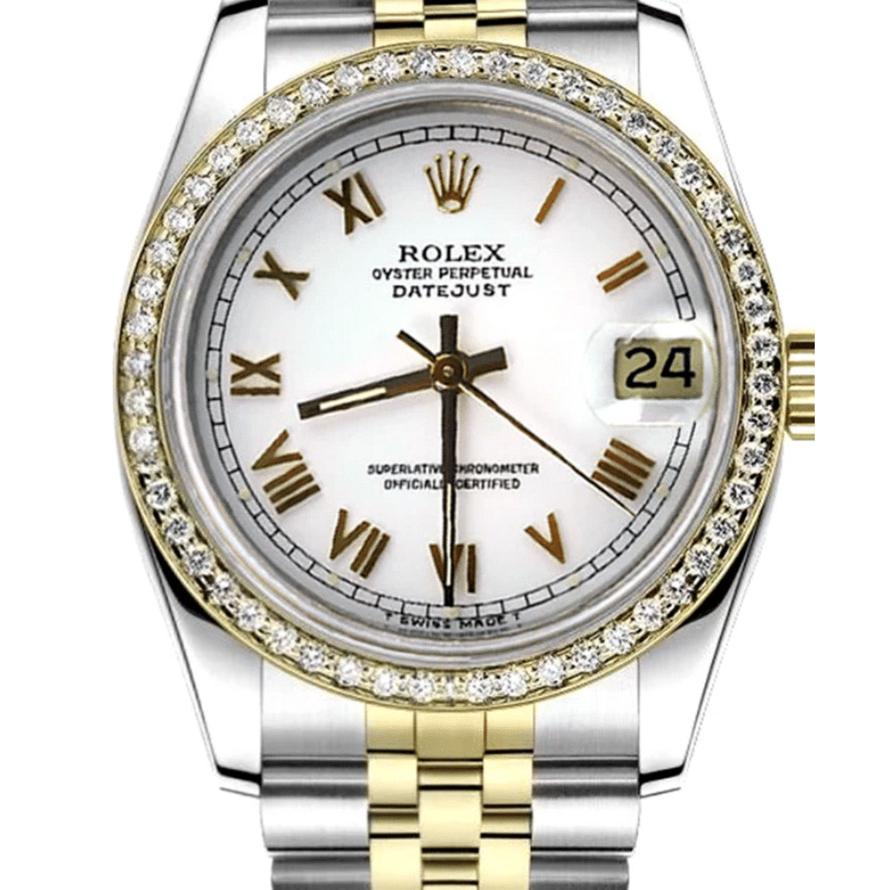 Rolex Datejust white dial 31 68273