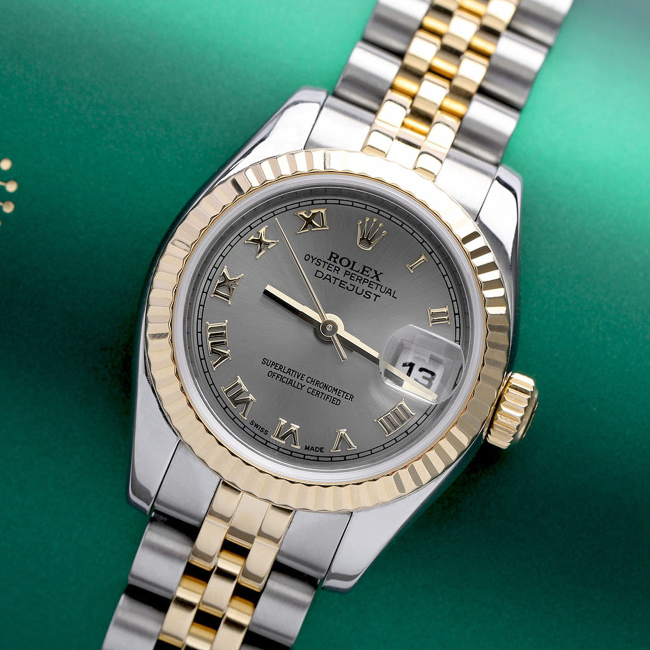 Rolex Lady-Datejust Grey Dial 179173