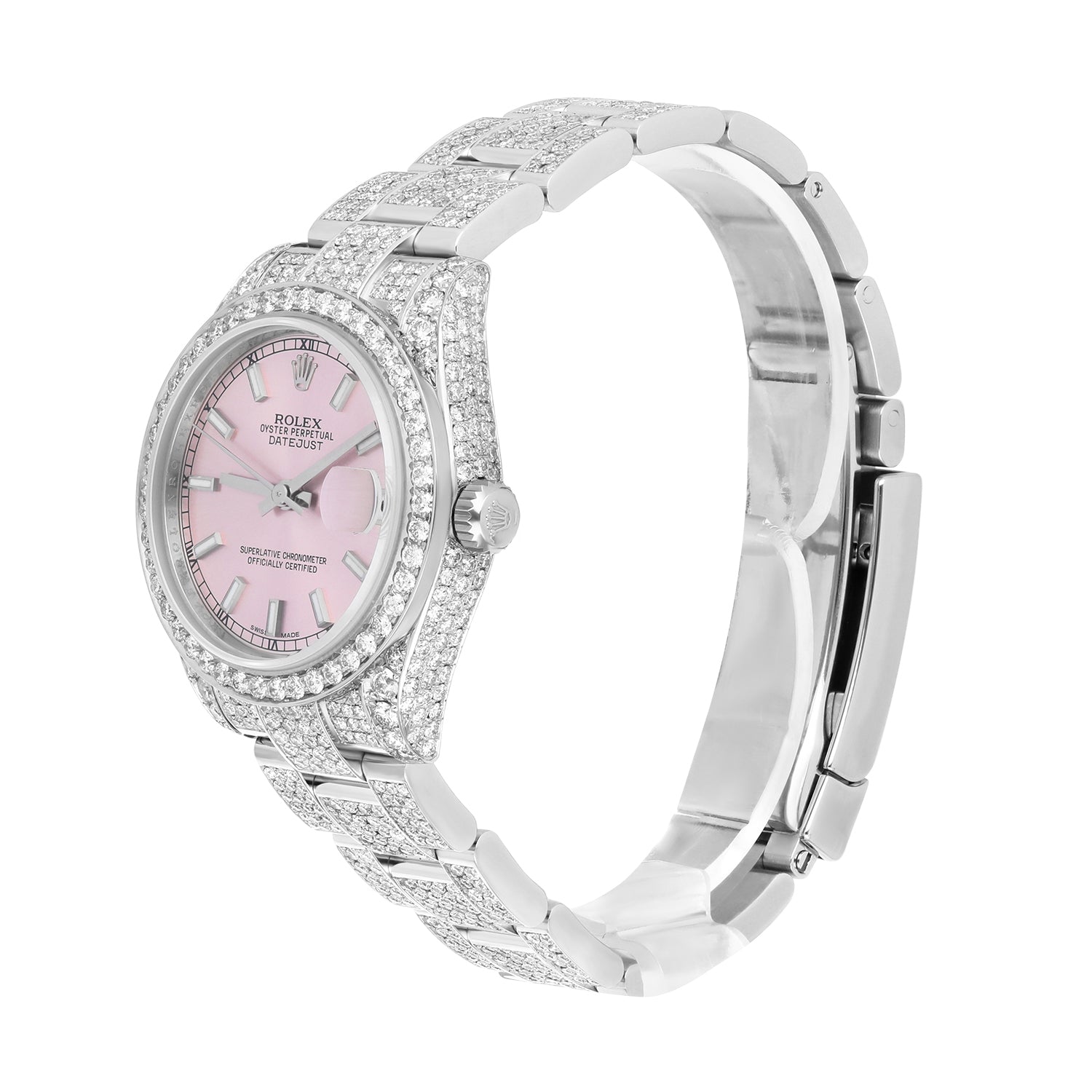 Rolex Lady-Datejust Iced out 178240_4