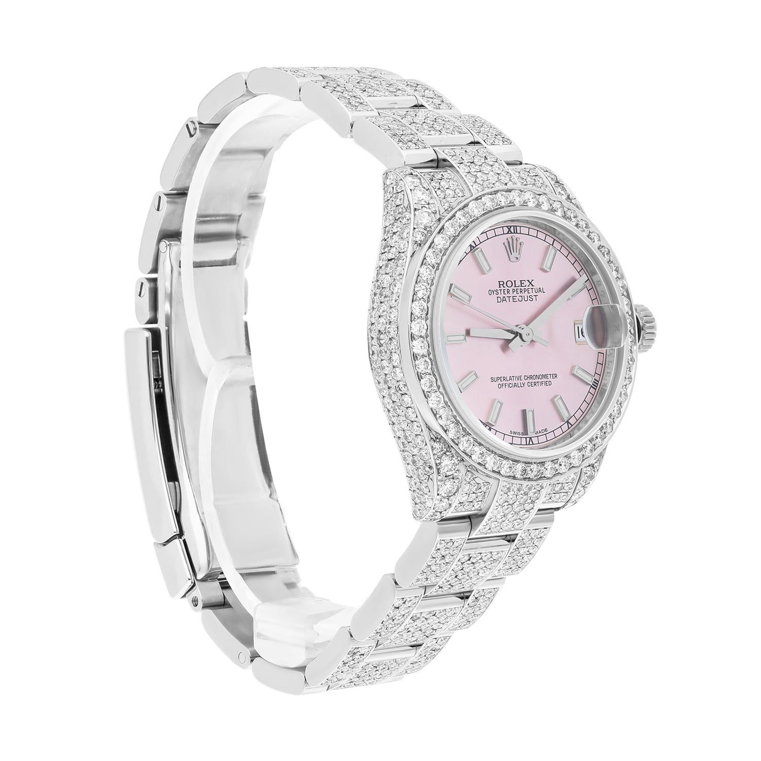 Rolex Lady-Datejust Iced out 178240_6