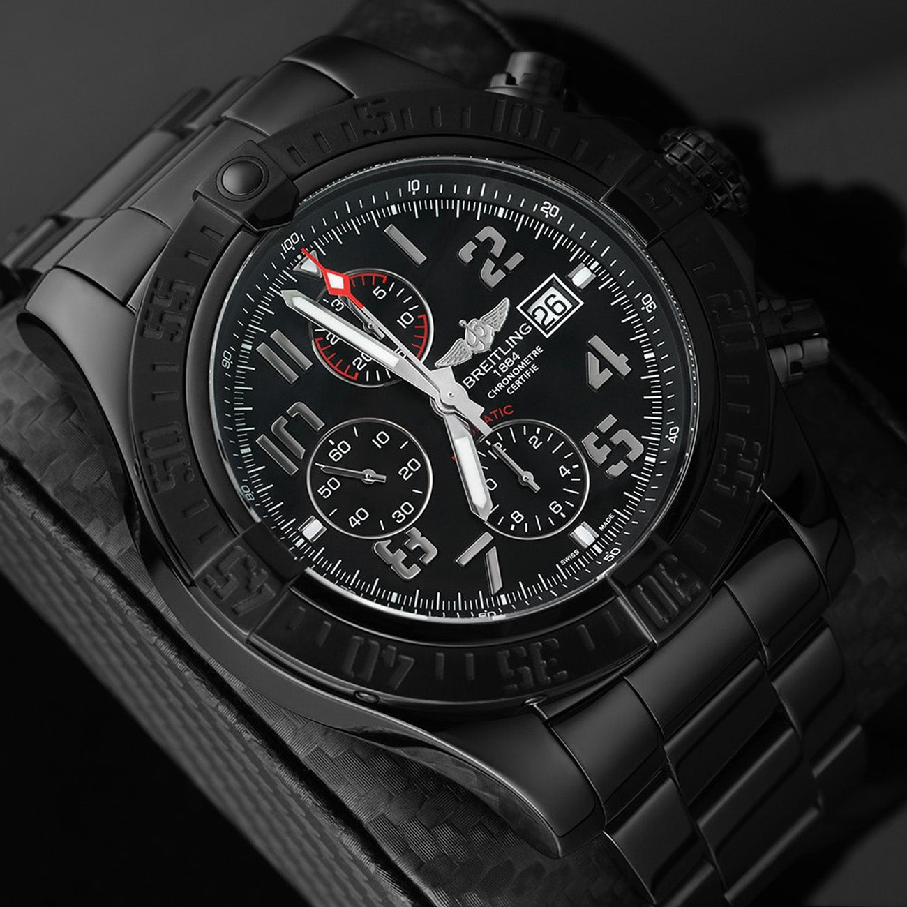 Super Avenger II Chronograph A13371 Black