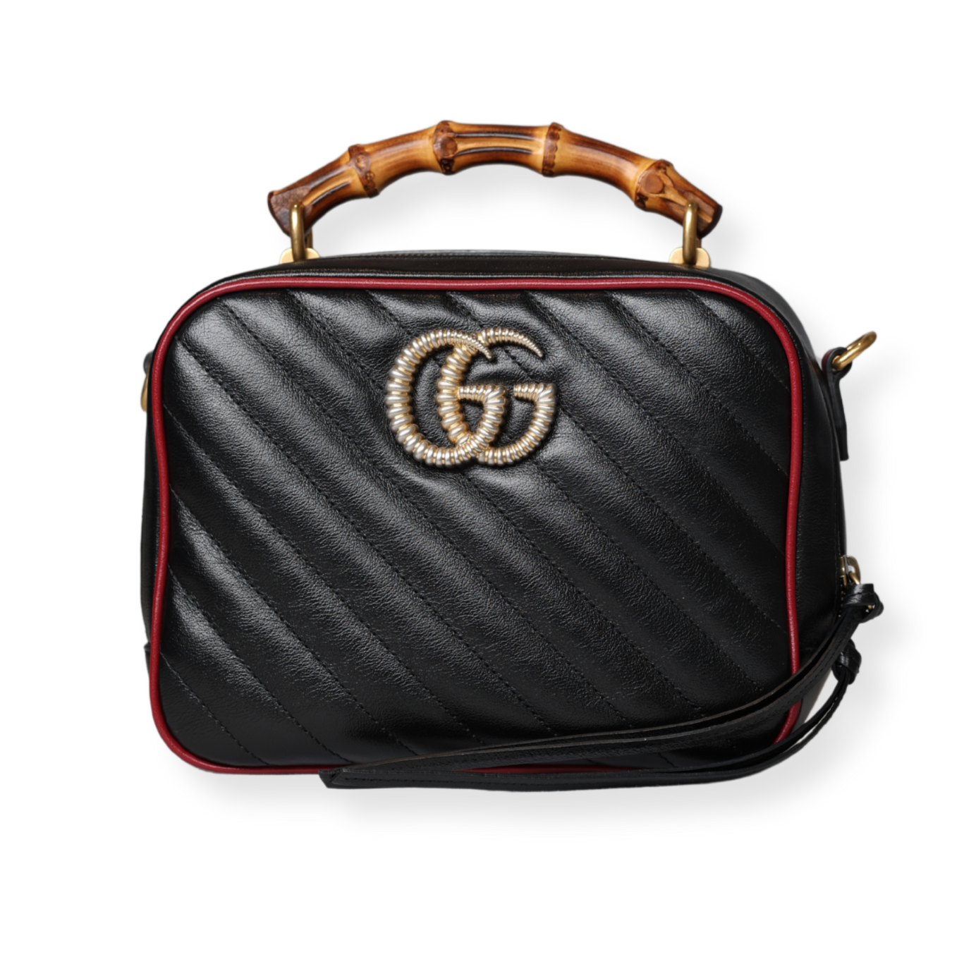 Gucci - Marmont Bamboo Top Handle