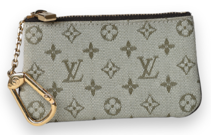 Louis Vuitton - Mini Monogram Jacquard Key Pouch Khaki (Pre-Owned)
