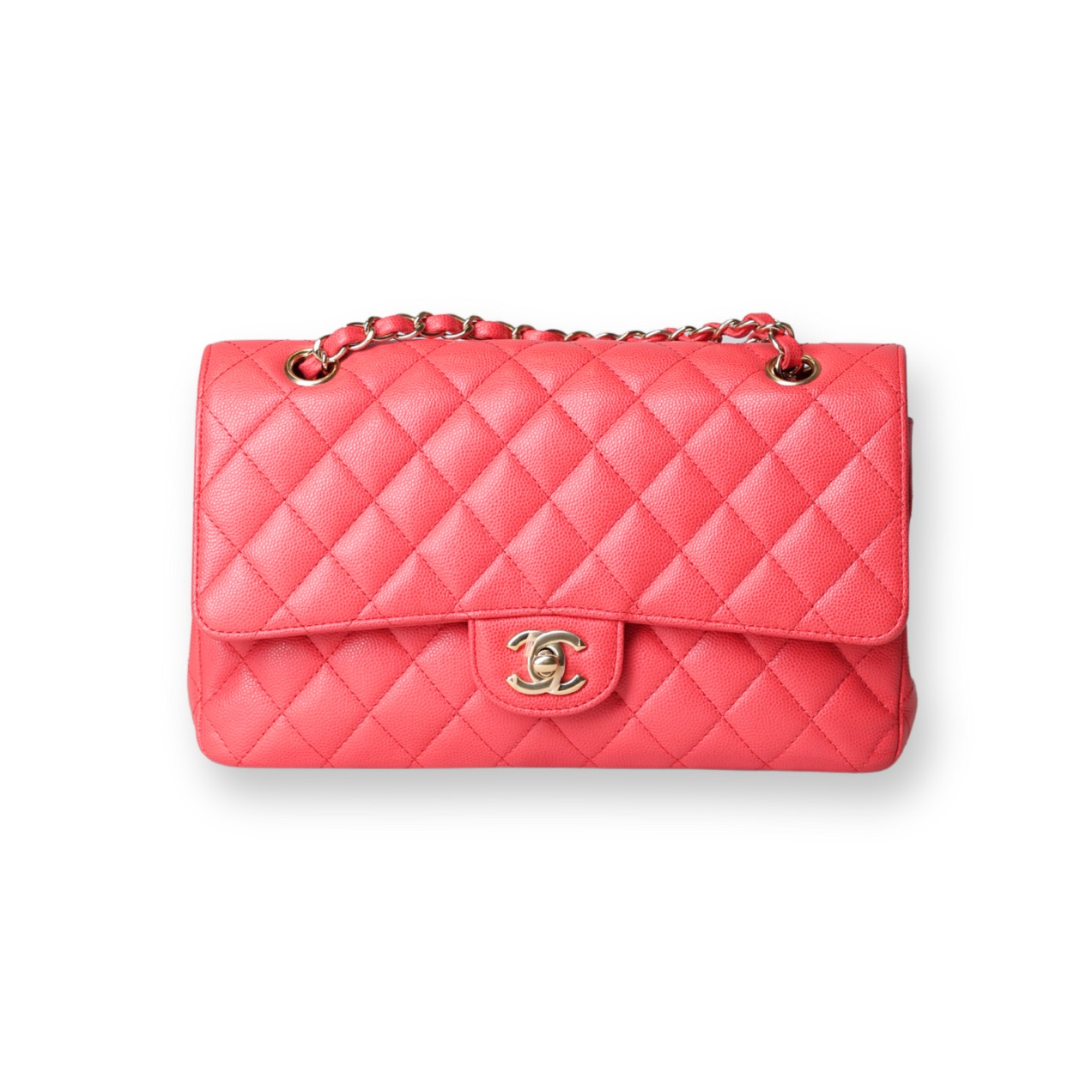 Chanel - Caviar Double Flap Medium Pink (Pre-Owned)