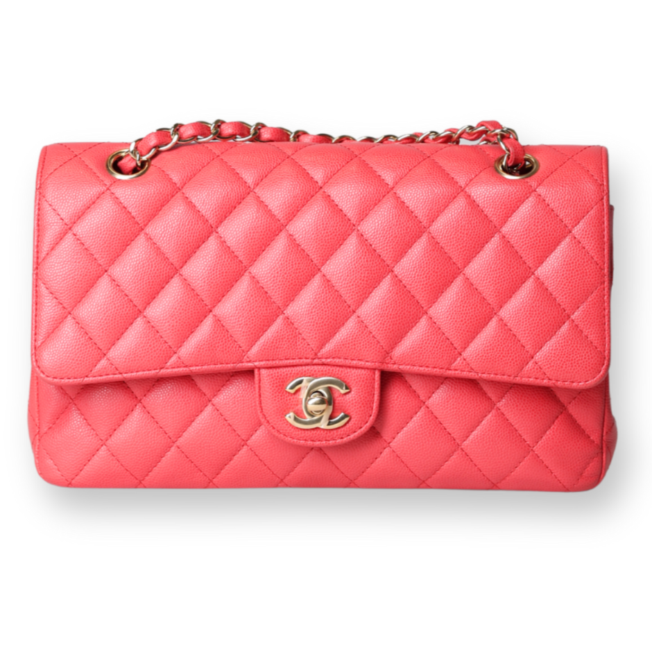 Chanel - Caviar Double Flap Medium Pink (Pre-Owned)