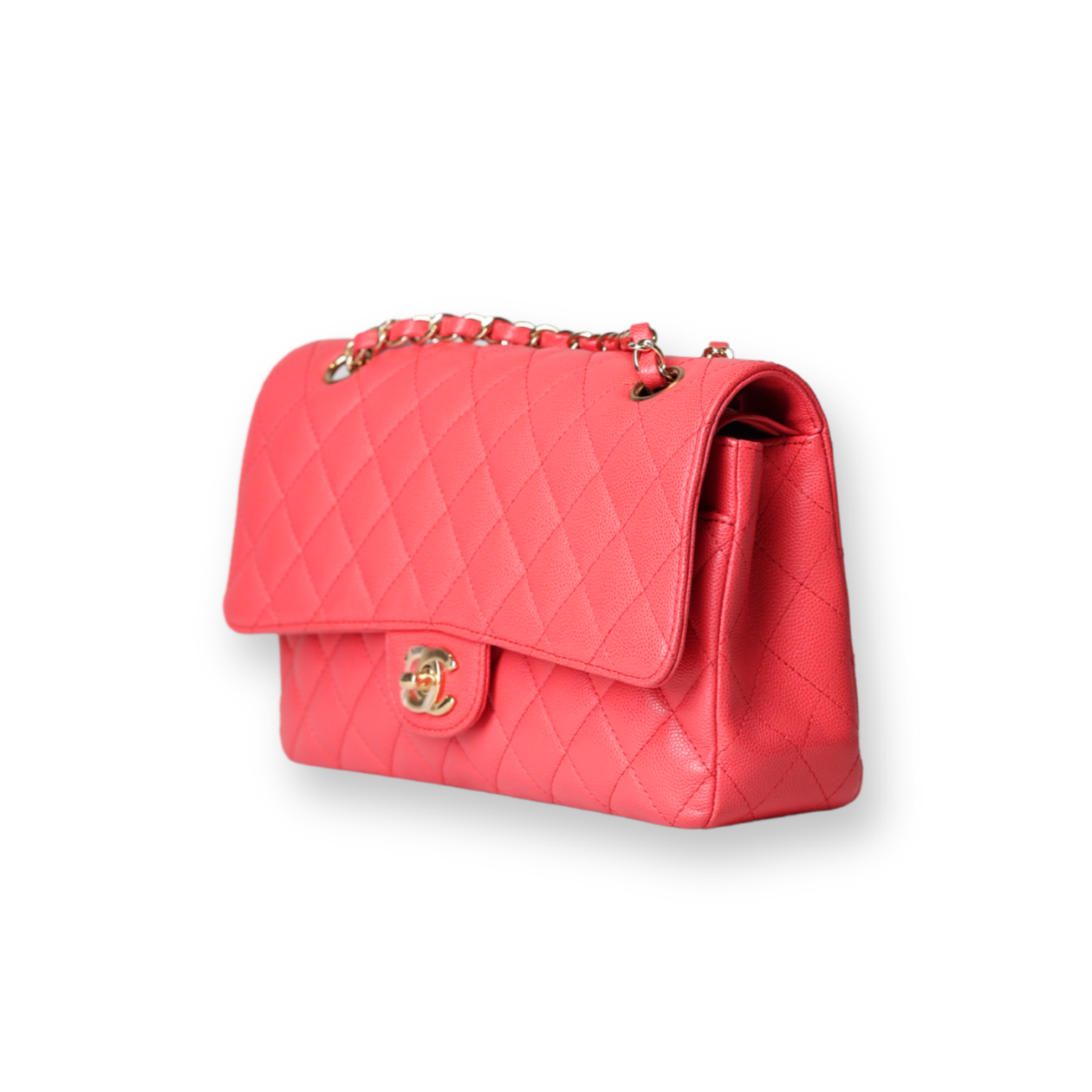 Chanel - Caviar Double Flap Medium Pink (Pre-Owned)