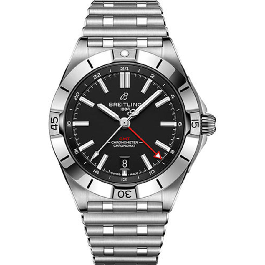 Breitling Chronomat GMT 40mm A32398101B1A1 Stainless Steel With Black Dial Watch 2024