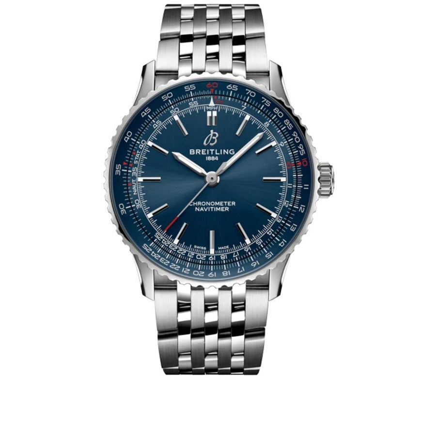 Breitling Navitimer A17329161C1A1 Automatic Blue Dial S/S Men's Watch 2024