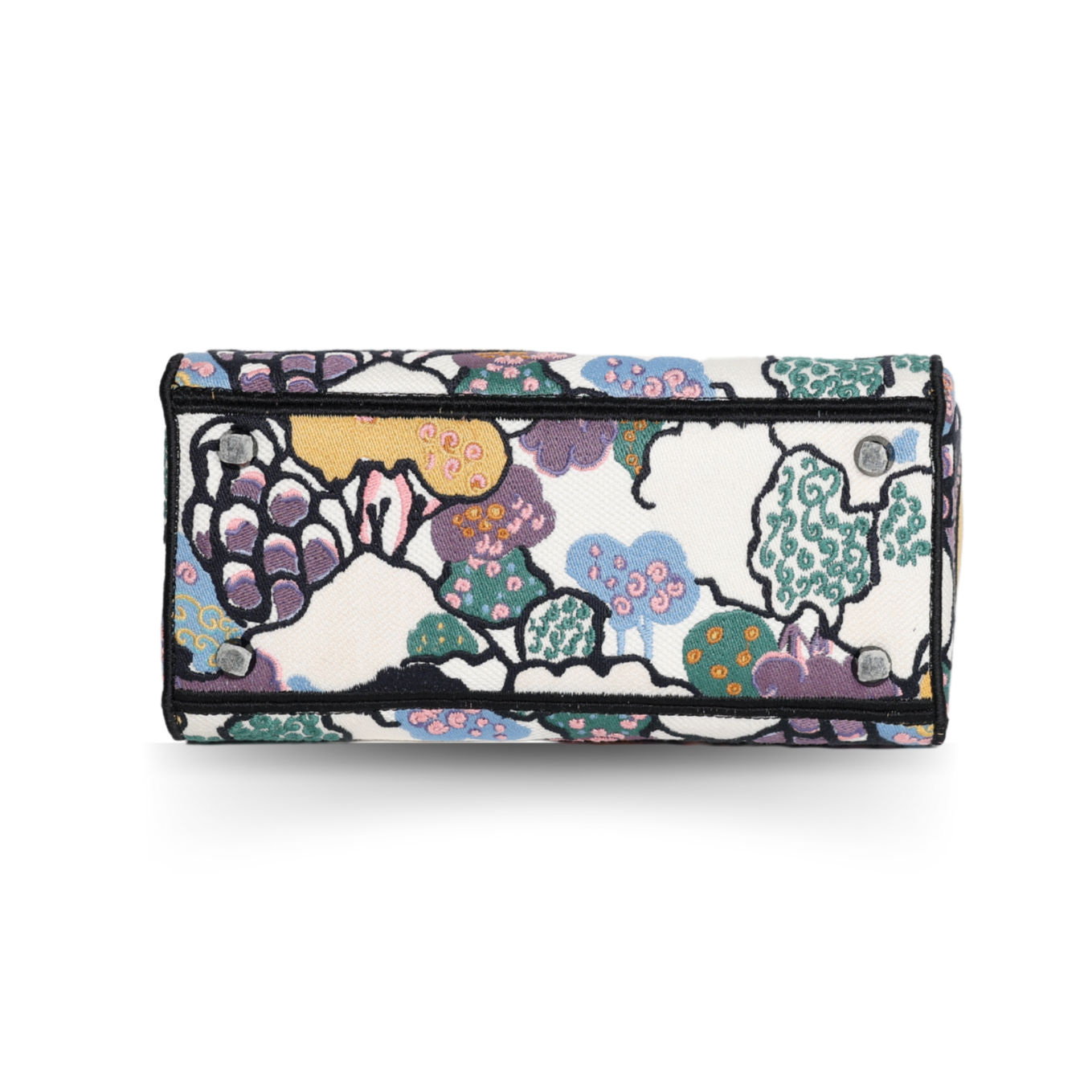 Dior - Canvas Ciel De Reve Medium Lady D-Lite Latte Multicolor (Pre-Owned)