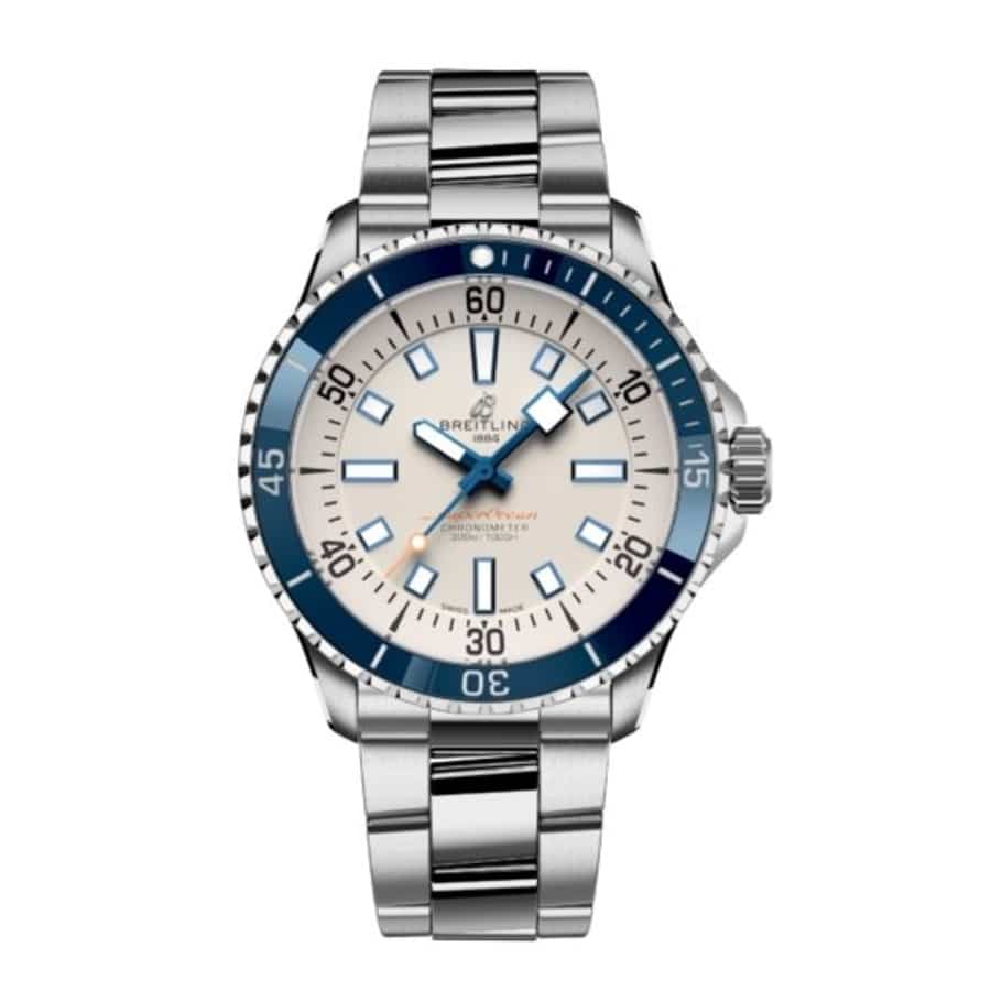 Breitling Superocean Automatic A17375E71G1A1 42mm Stainless Steel Watch Silver Dial 2024