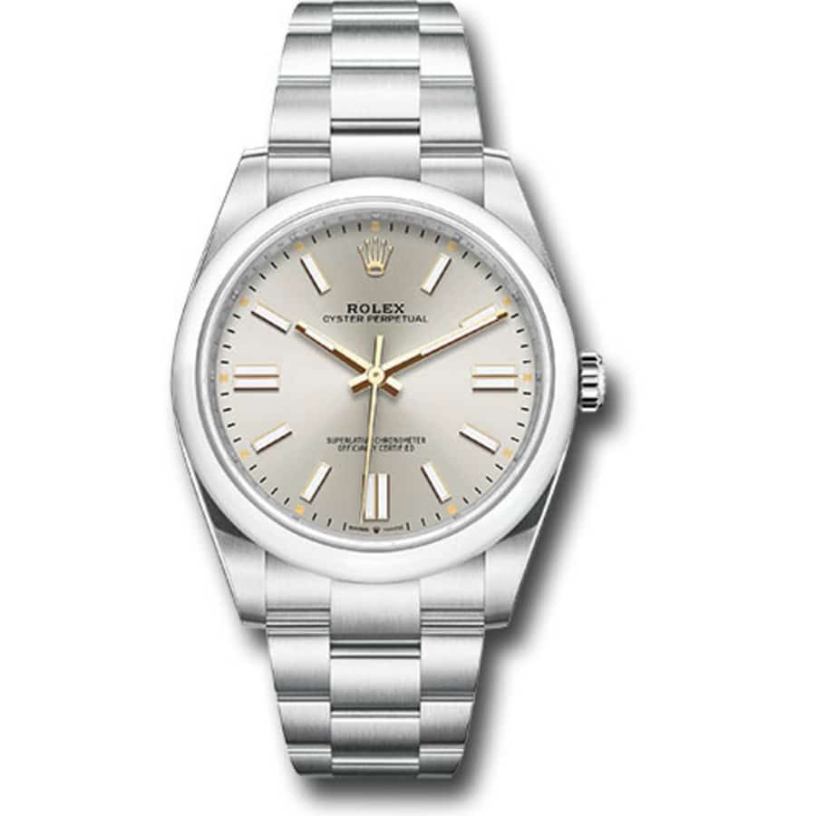 Rolex Oyster Perpetual 124300 41mm Stainless Steel with Silver Dial Watch