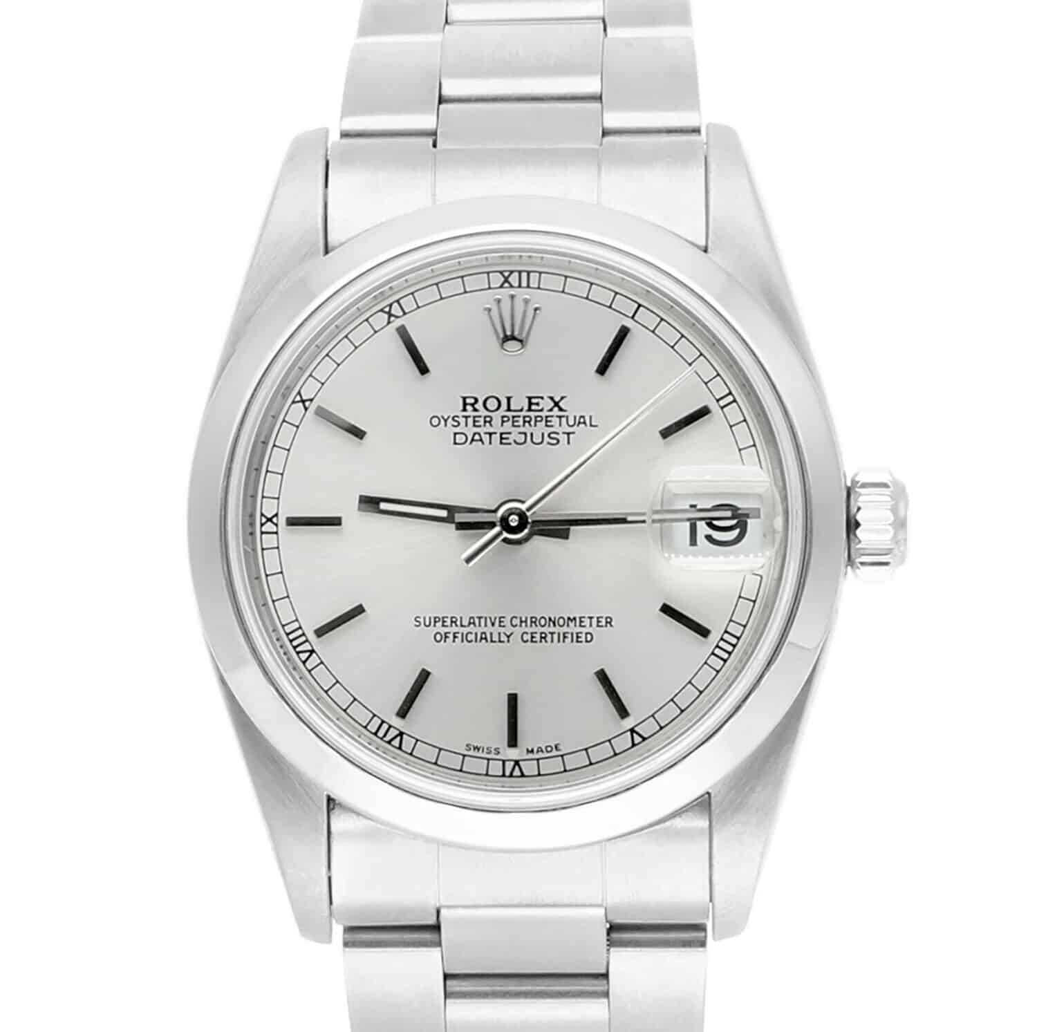 Rolex Datejust 31 Midsize Silver Dial Stainless Steel Ladies Watch Oyster 78240