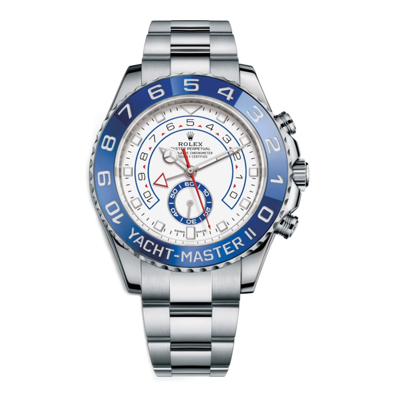 Rolex Oyster Yacht-Master II 116680 44mm Stainless Steel White Dial 2017