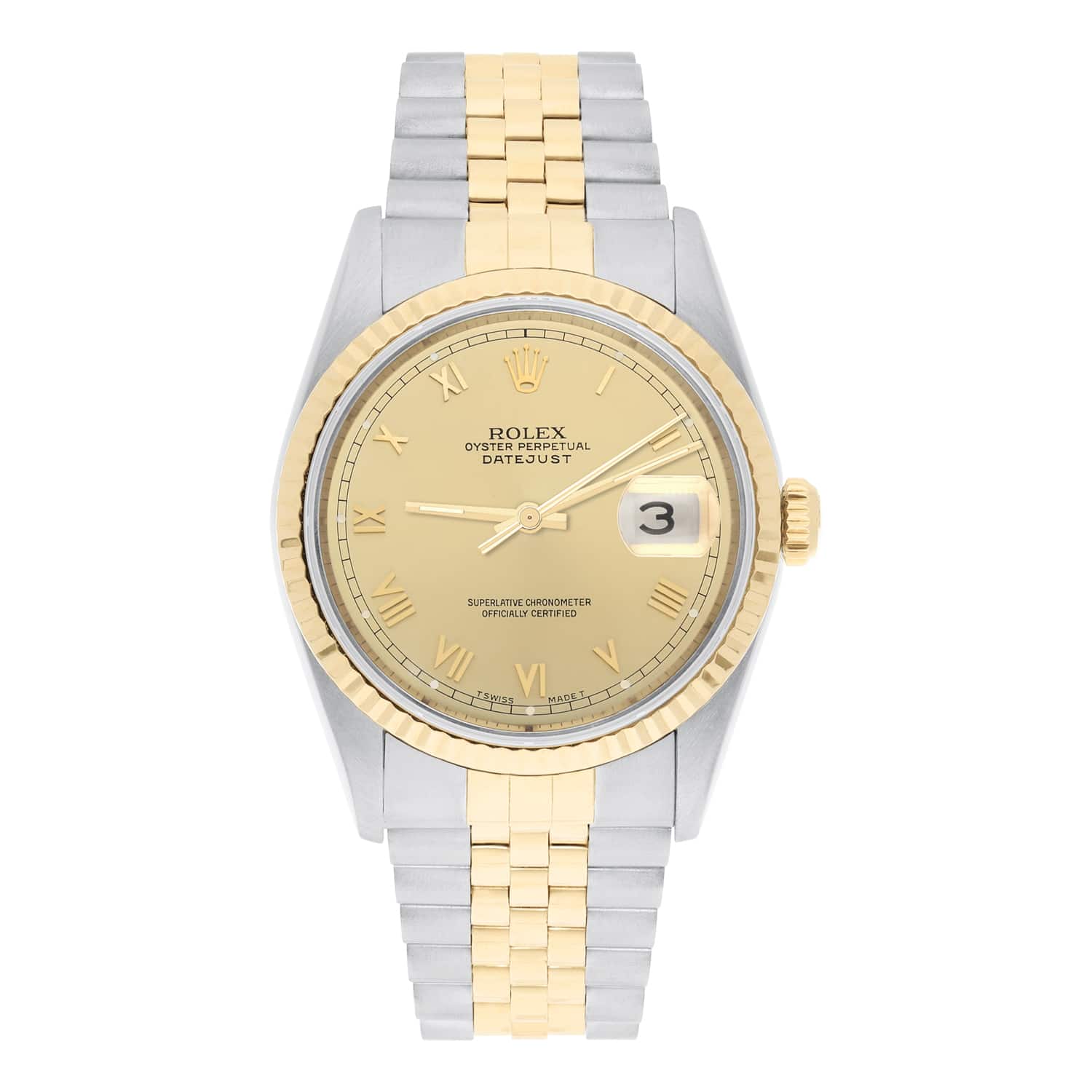 rolex-datejust-16233-champagne-roman-dial