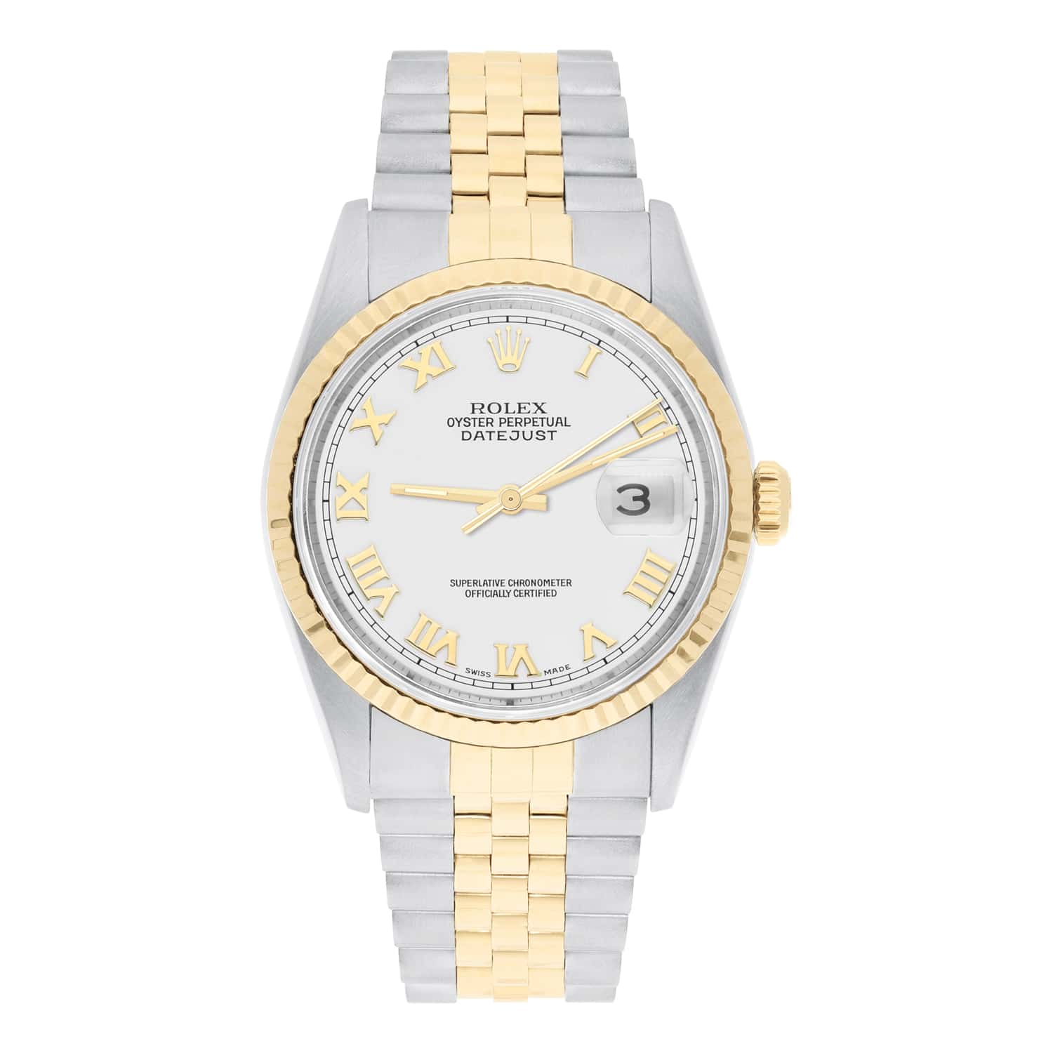 rolex-datejust-16233-white-roman-dial