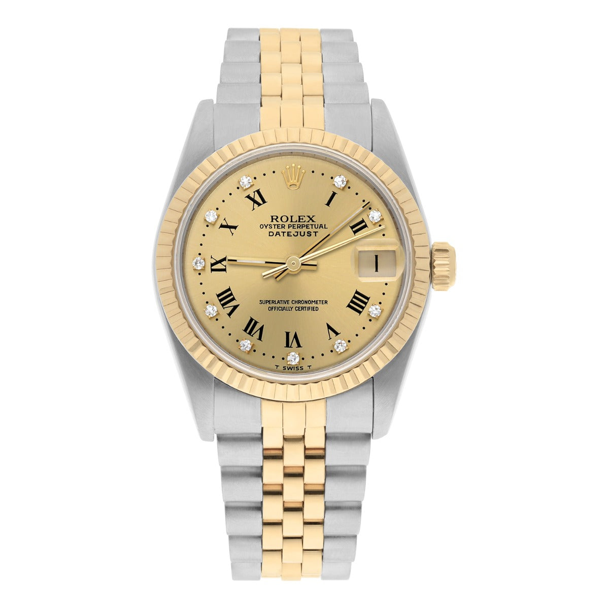 rolex-datejust-31-68273-champagne-roman-dial